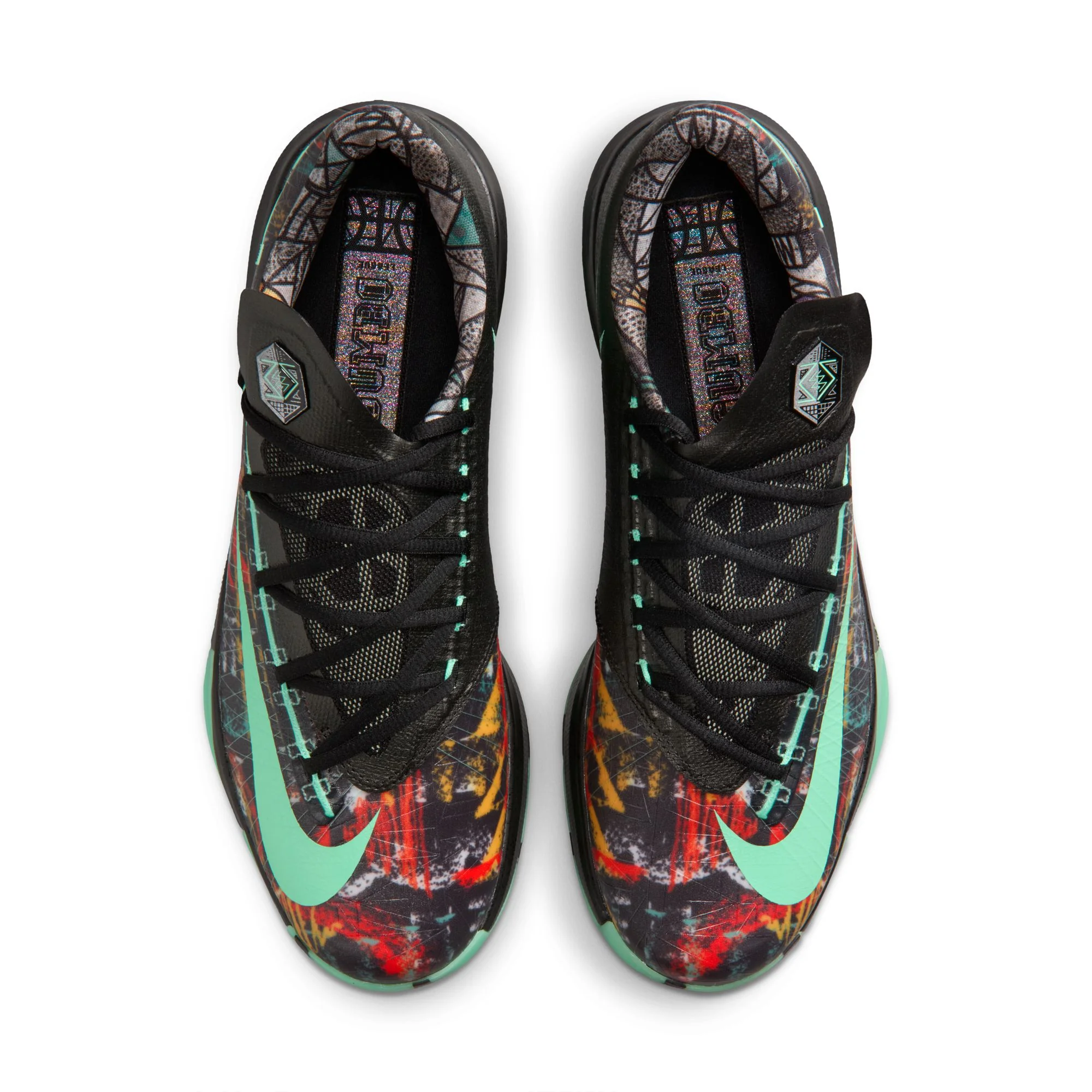 Nike Zoom KD 6 - Multi - Color / Green Glow - Black - Image 4