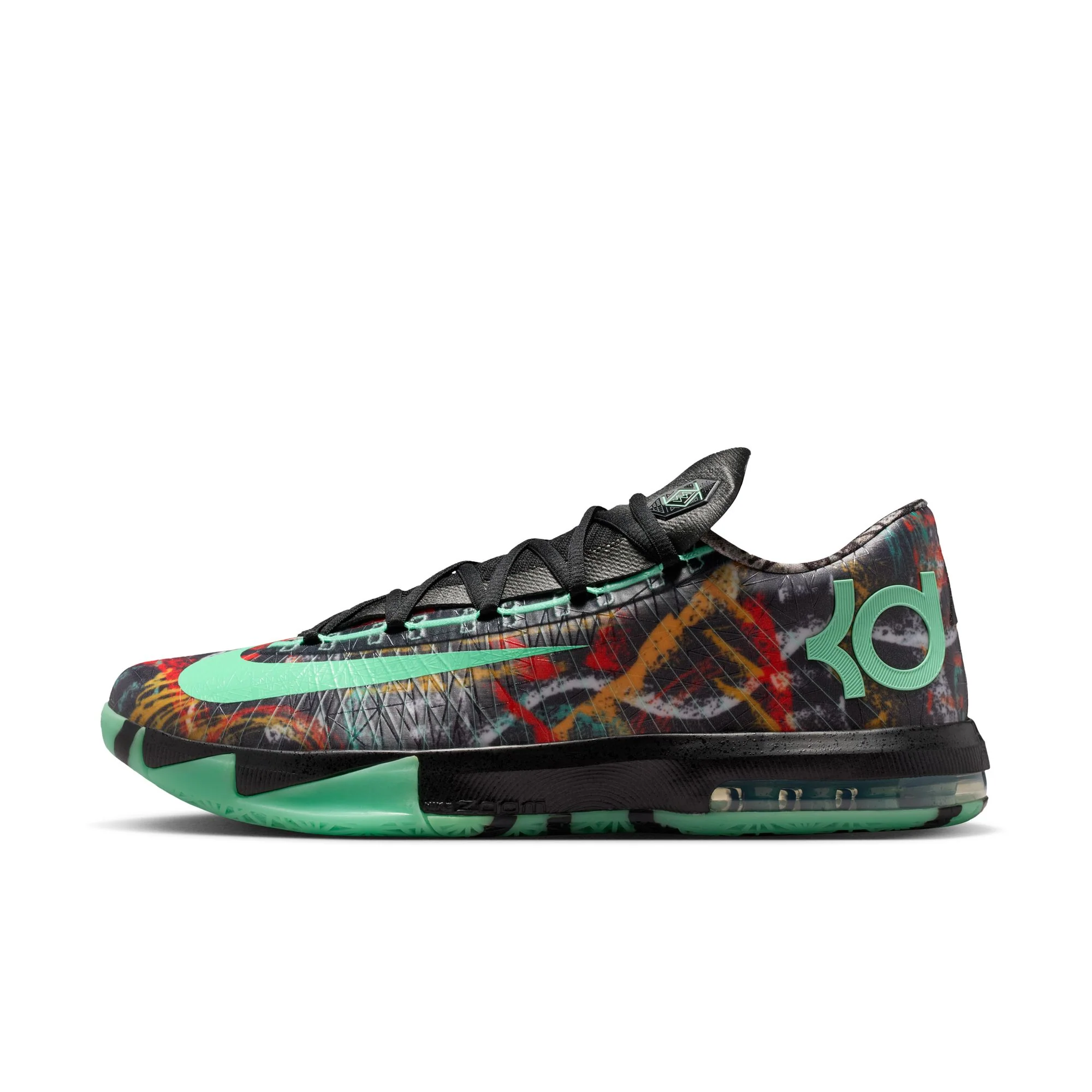 Nike Zoom KD 6 - Multi - Color / Green Glow - Black - Image 6