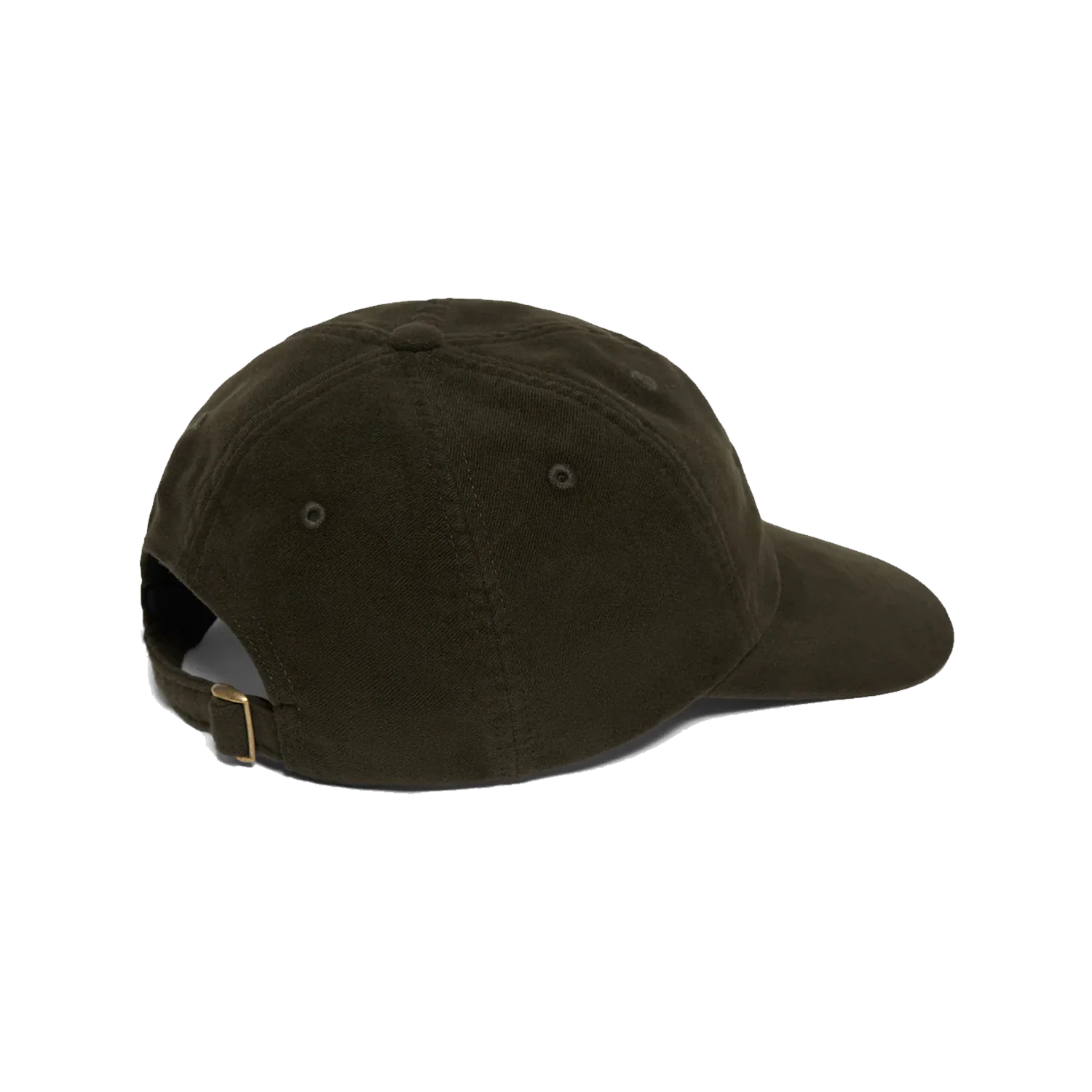 Moleskin 6 Panel Hat - Olive - Image 2