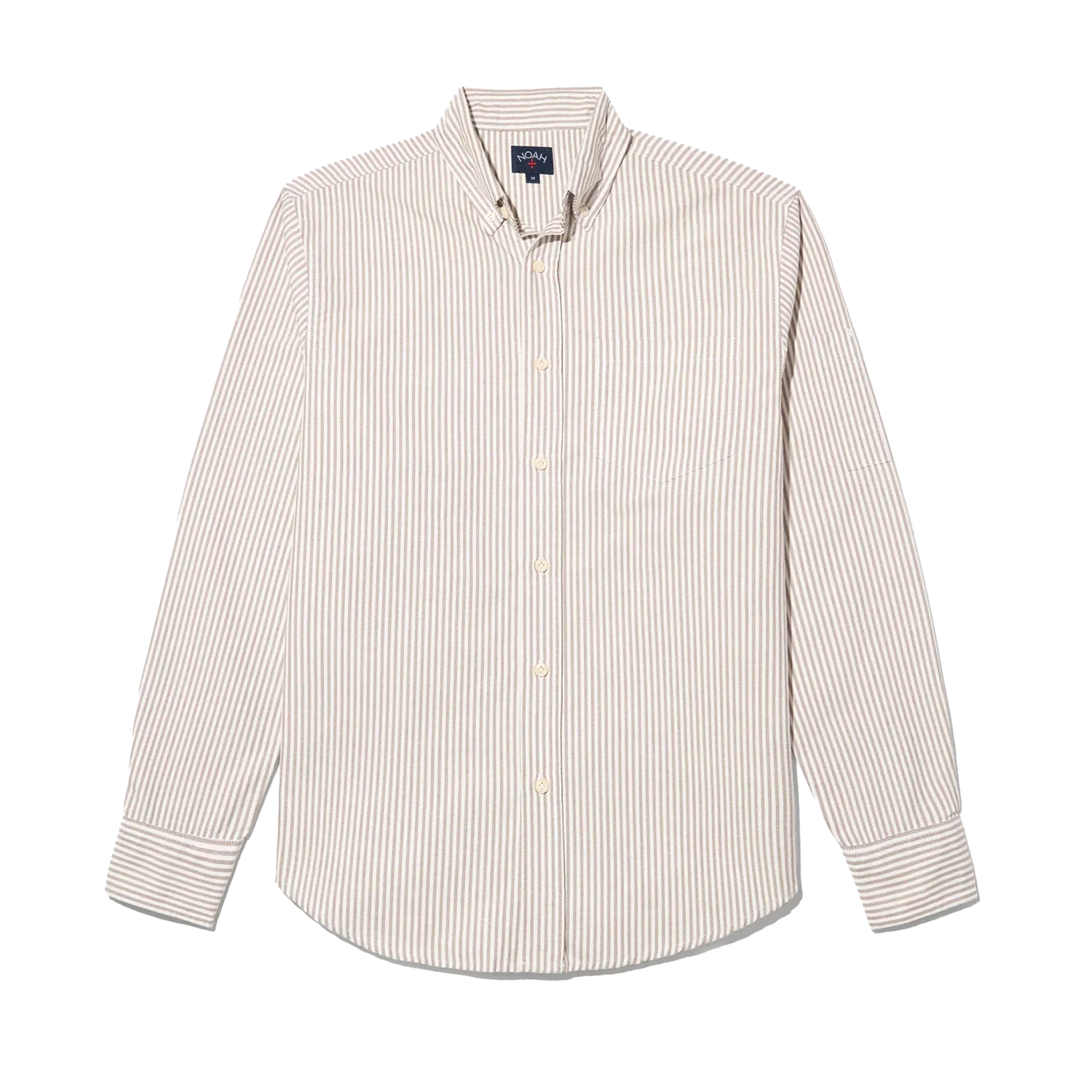 Oxford Shirt - White/Brown