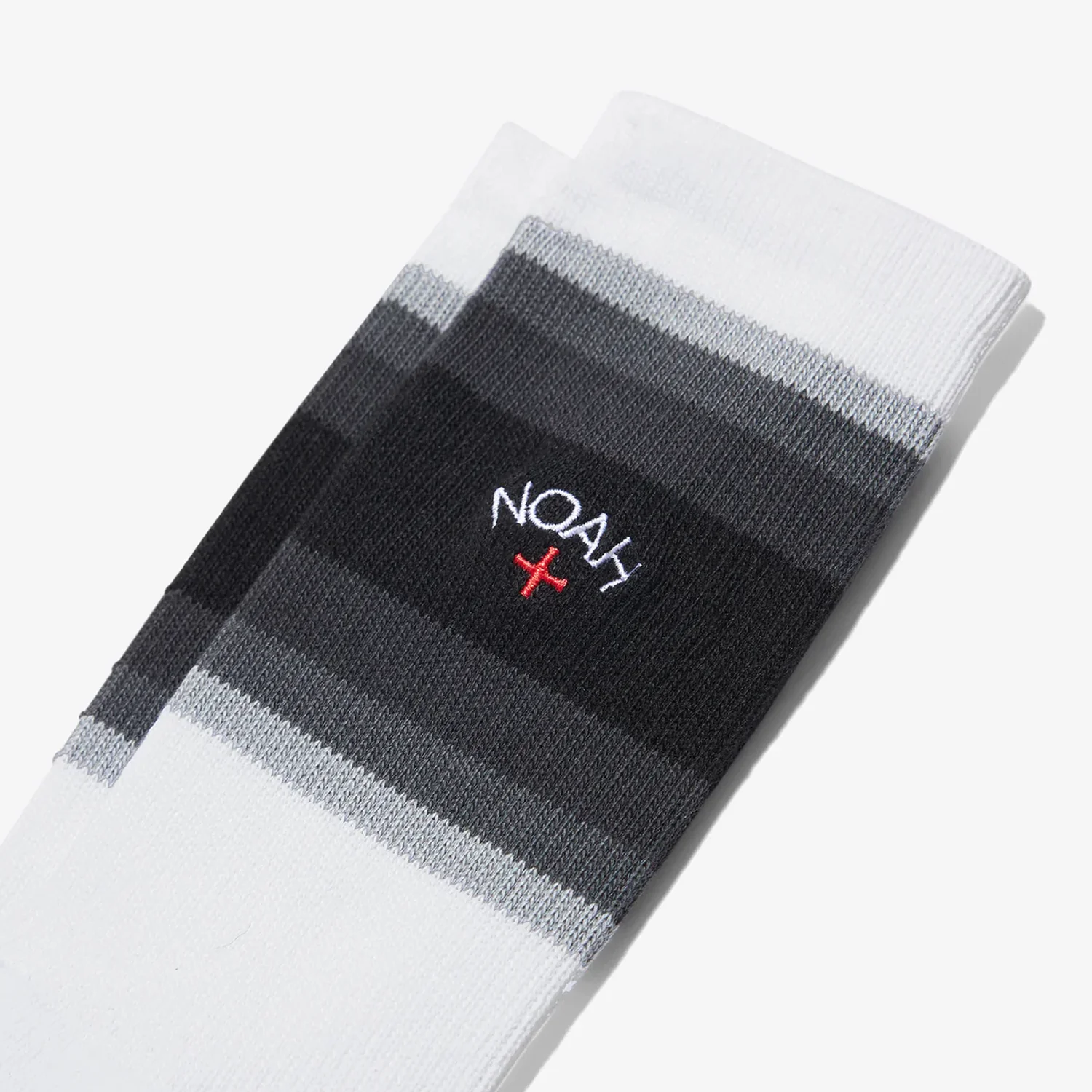 Striped Gradient Sock - Black - Image 2