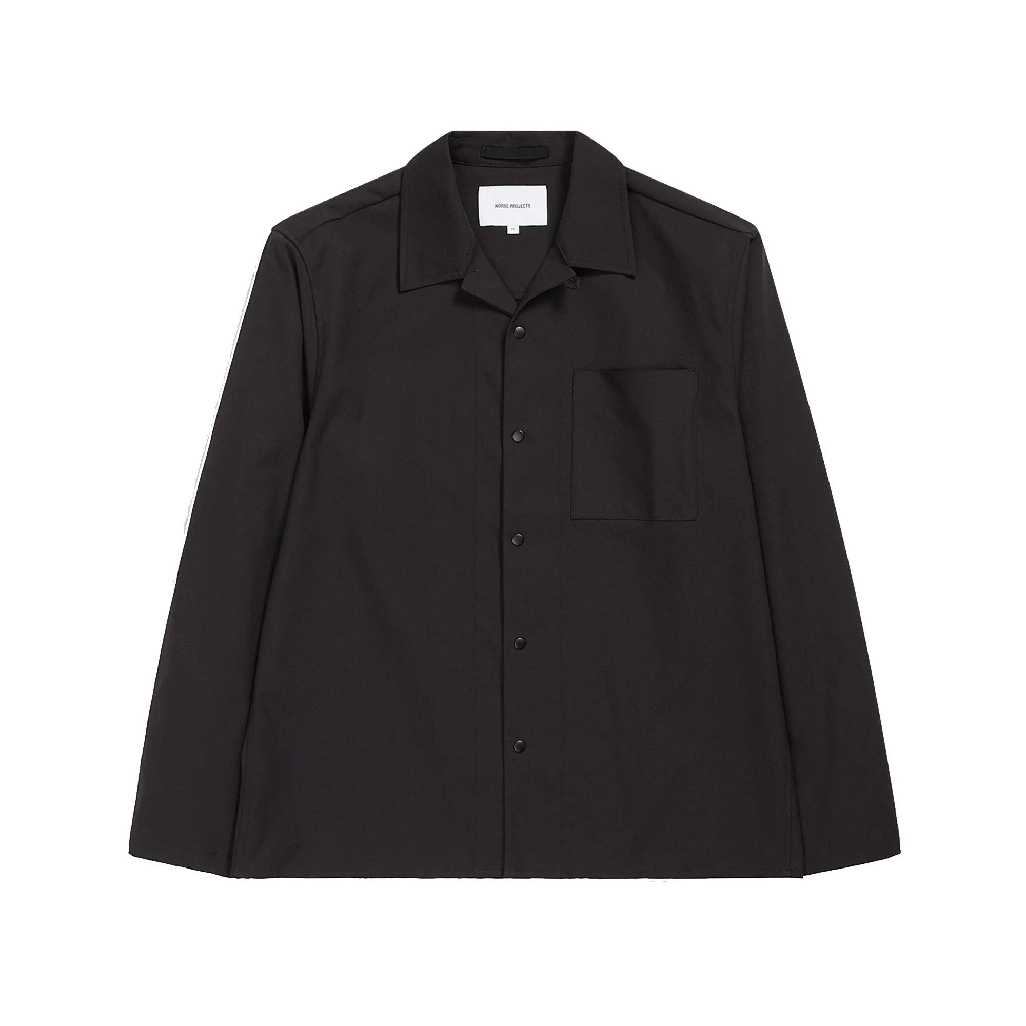 Carsten Solotex Twill LS Shirt - Black