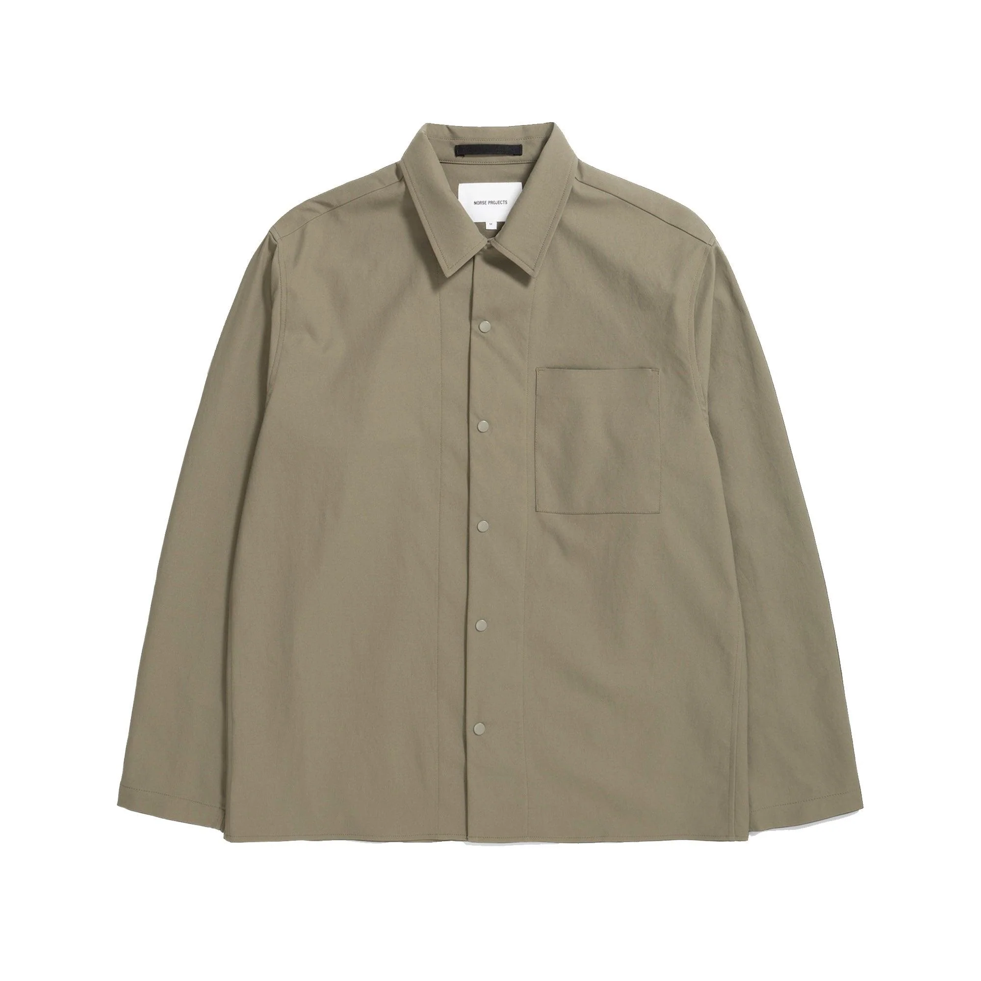 Carsten Solotex Twill LS Shirt - Sediment Green