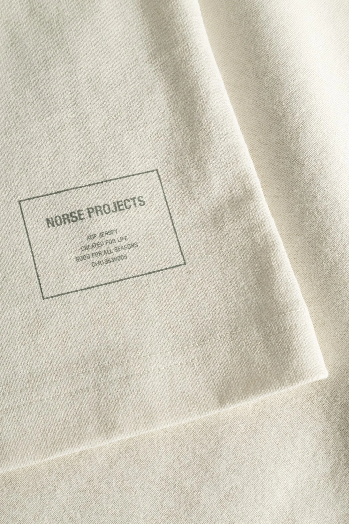 Espen Printed S/S Printed Polo - Ecru - Image 3
