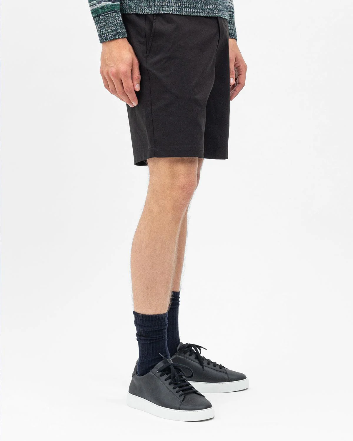Ezra Relaxed Solotex Shorts - Black - Image 3