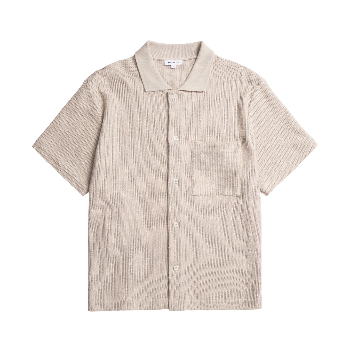 Gustav Crochet Jersey Shirt - Oatmeal
