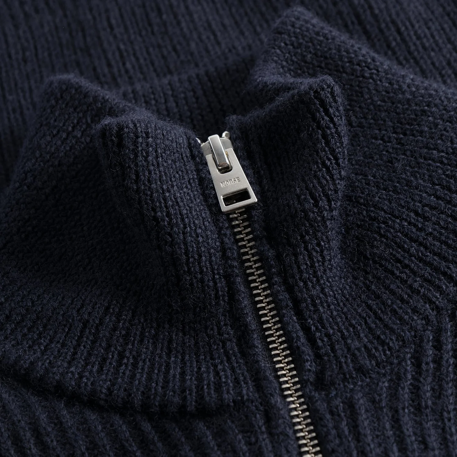 Hagen Cotton Wool Jacket - Dark Navy - Image 2