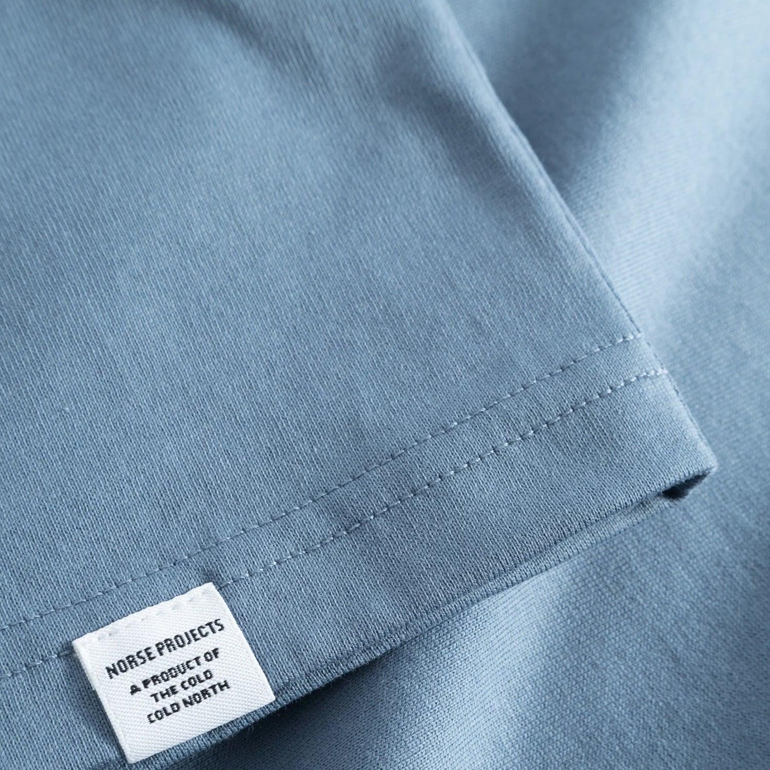 Johannes Organic Pocket T-shirt - Fog Blue - Image 3