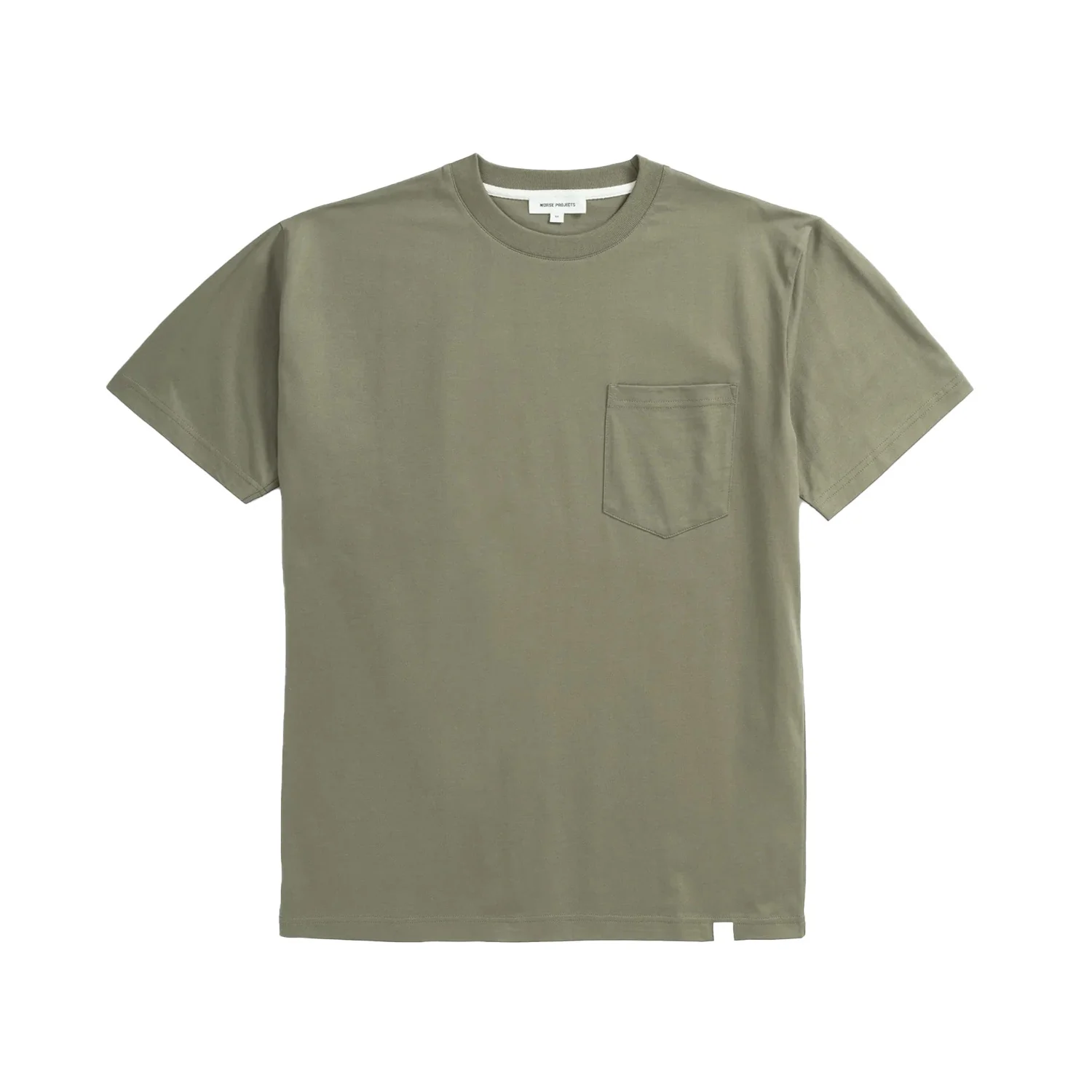 Johannes Organic Pocket T-Shirt - Sediment Green