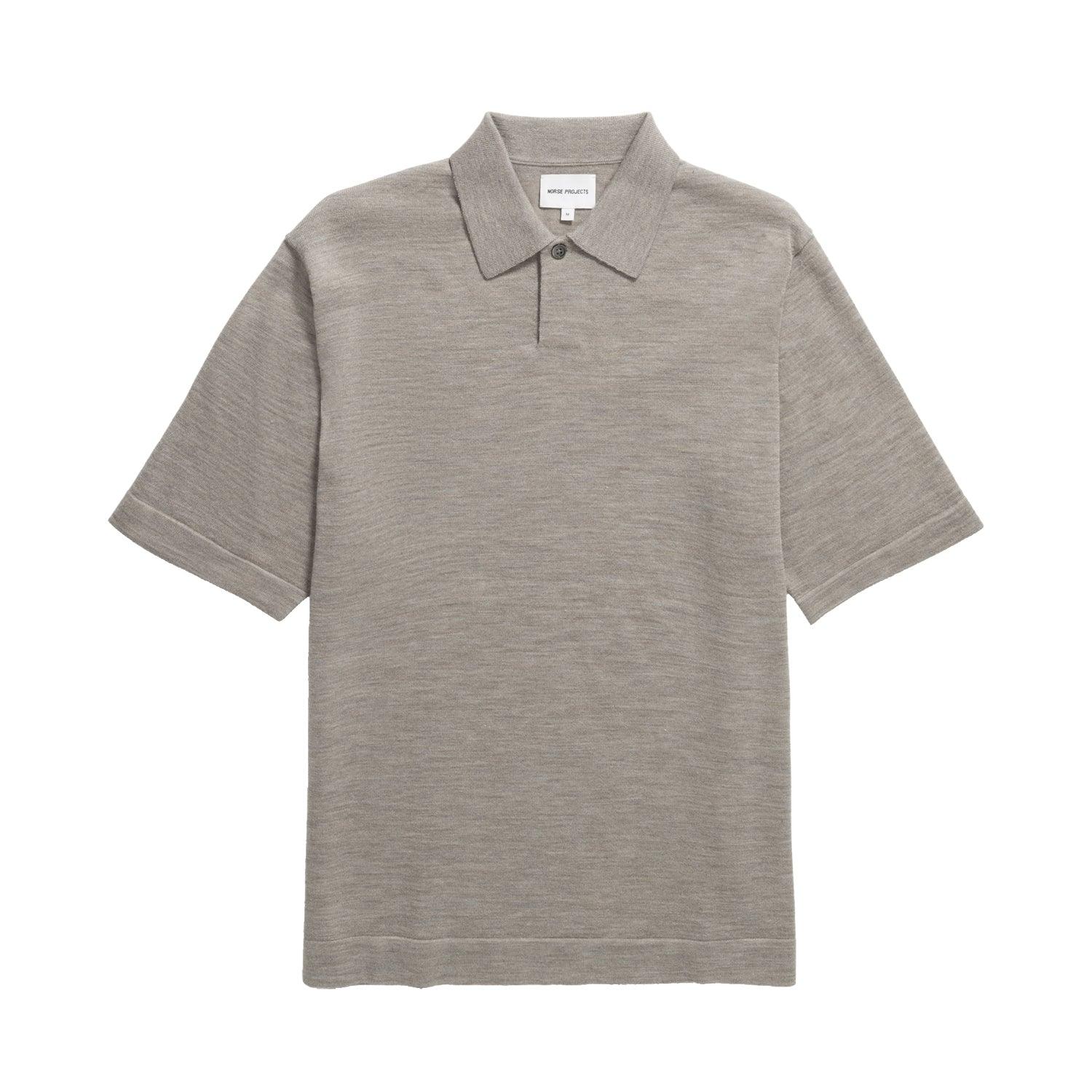Jon Tech Merino S/S Polo Shirt - Sand