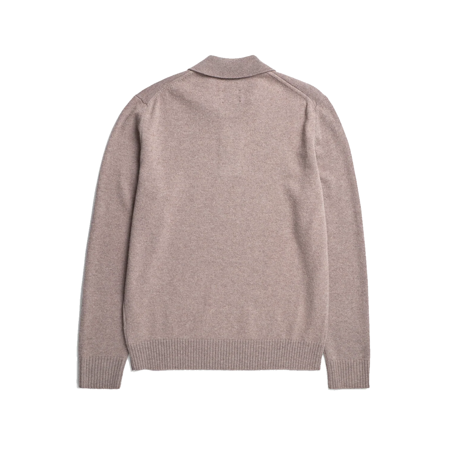 Standard Merino Lambswool Polo - Clay - Image 3
