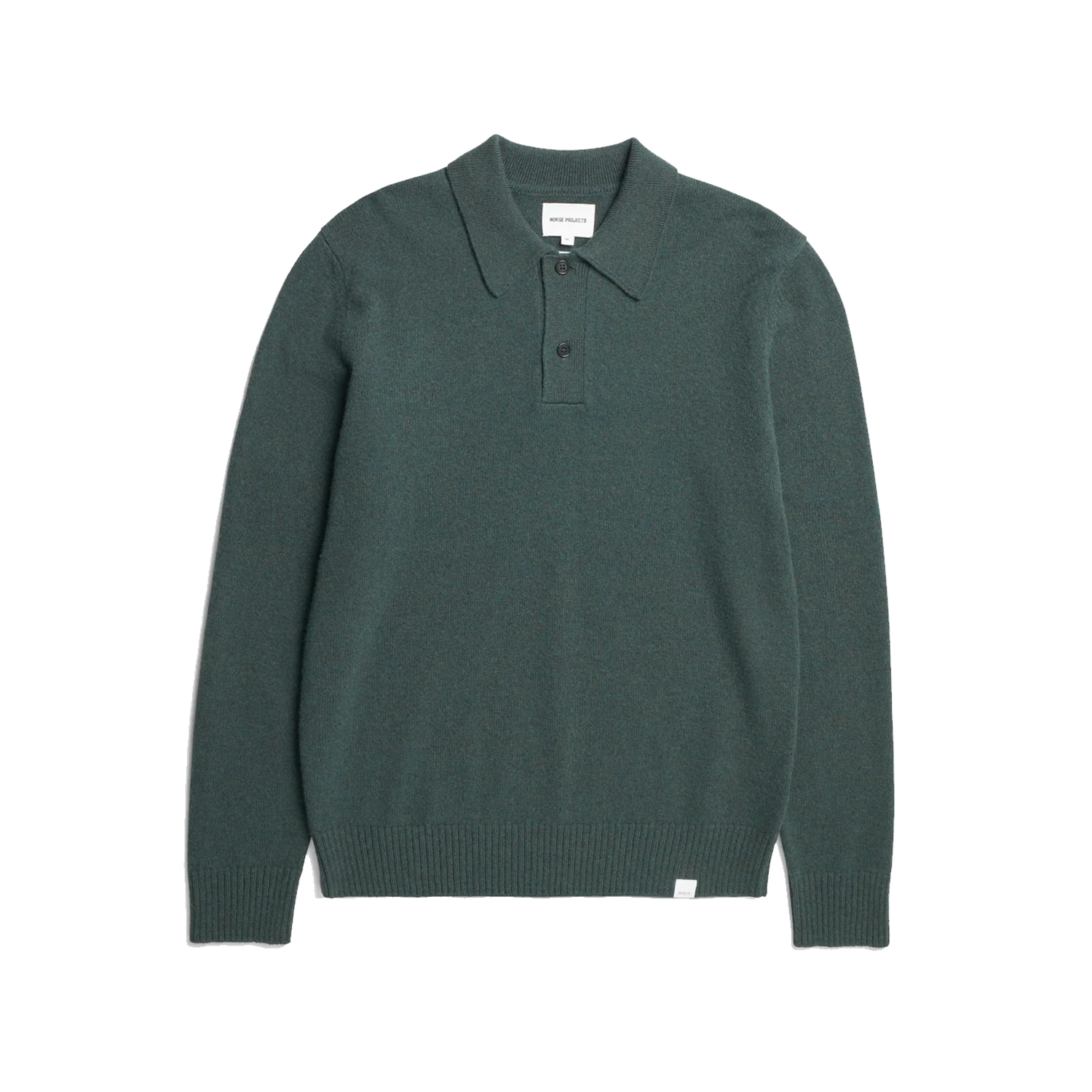 Standard Merino Lambswool Polo - Forrest