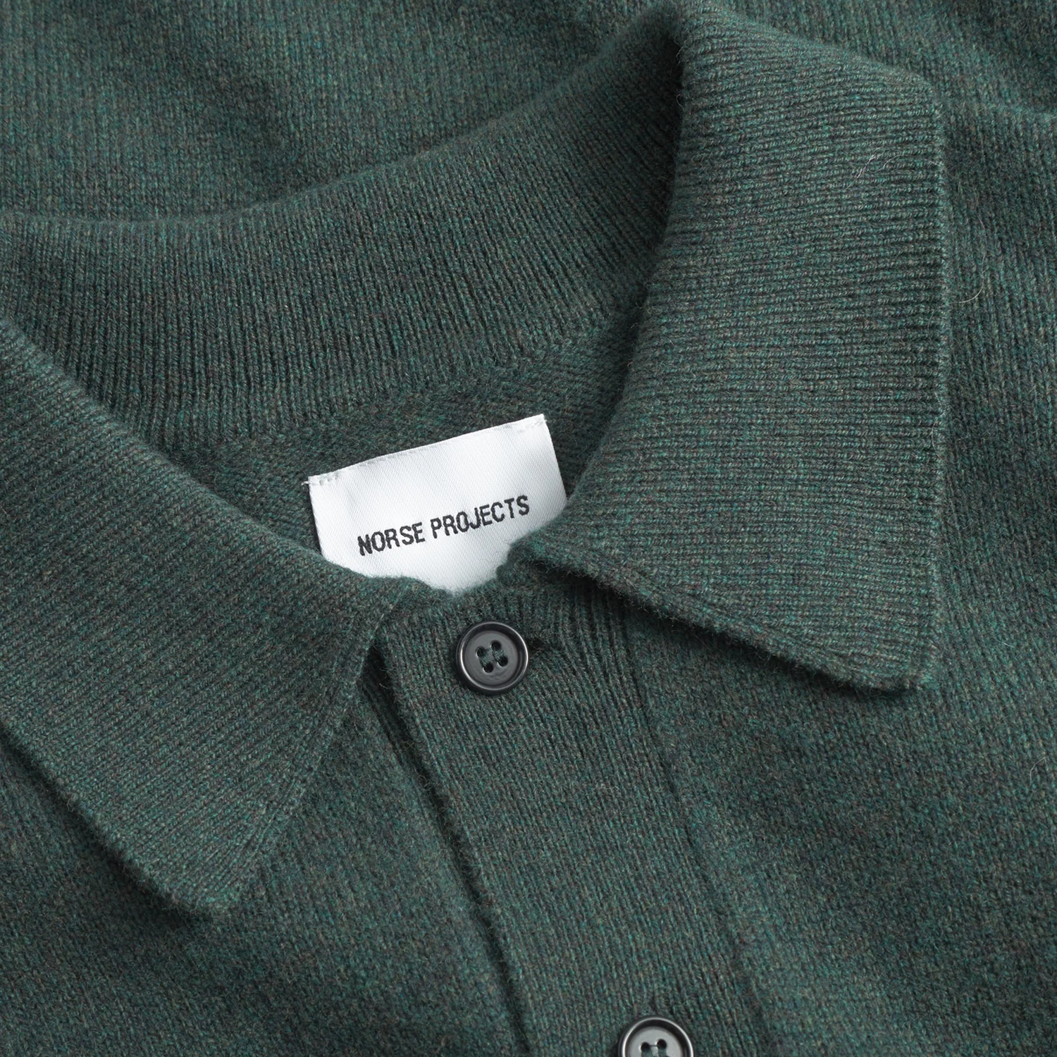 Standard Merino Lambswool Polo - Forrest - Image 2