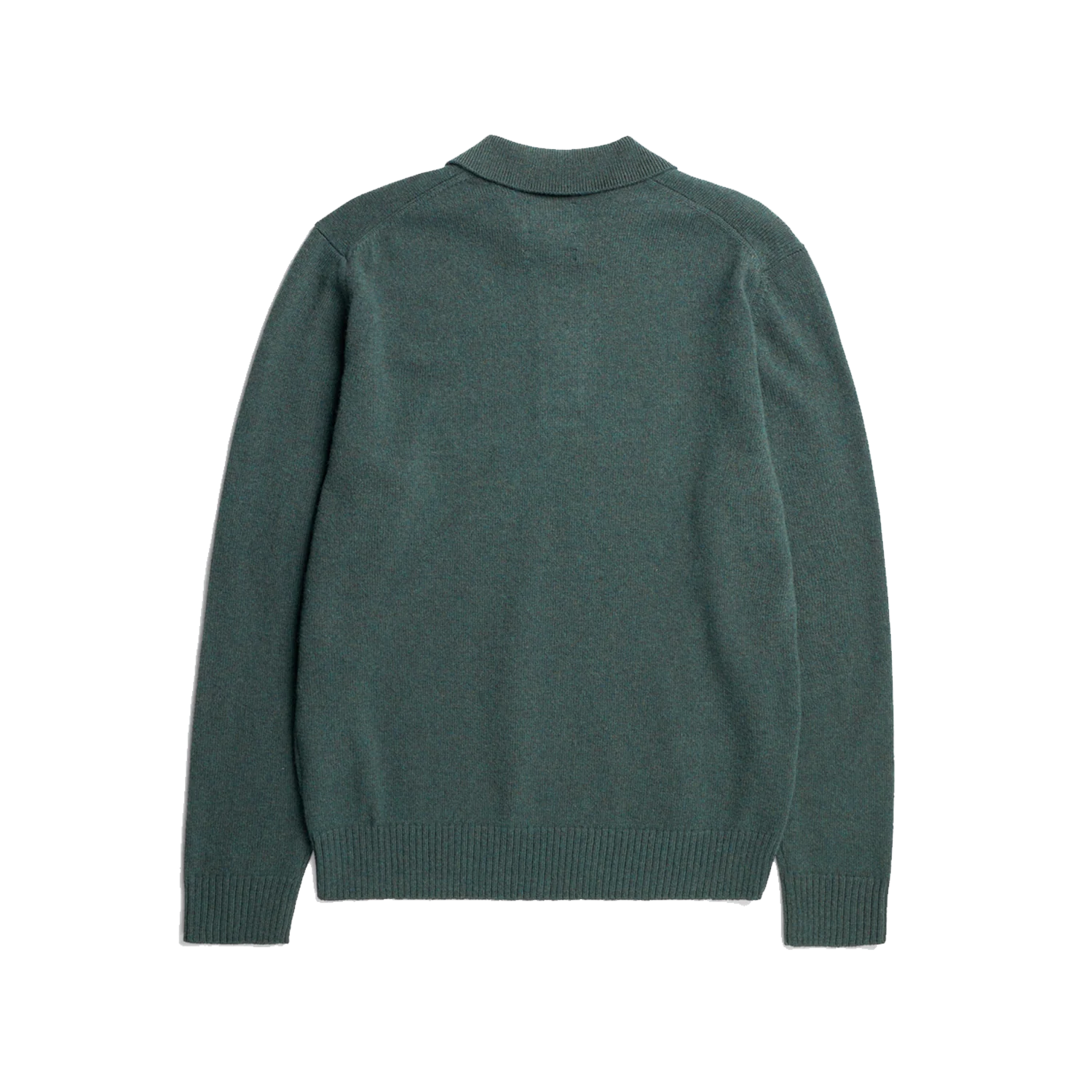 Standard Merino Lambswool Polo - Forrest - Image 3