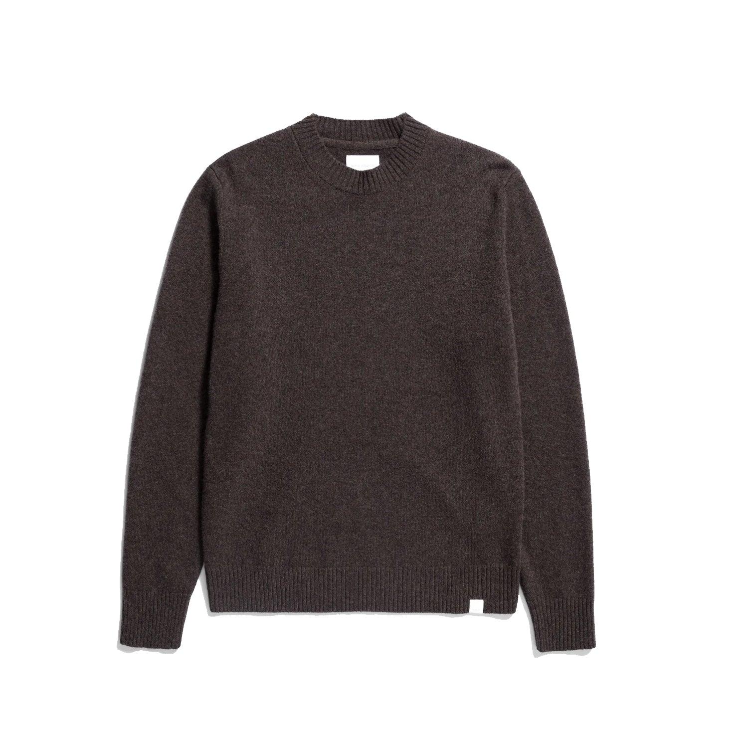 Standard Merino Lambswool Sweater - Heathland Brown