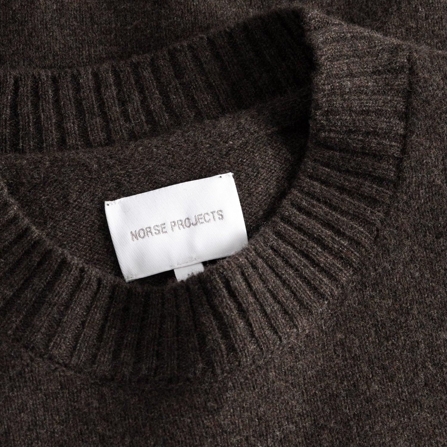 Standard Merino Lambswool Sweater - Heathland Brown - Image 3