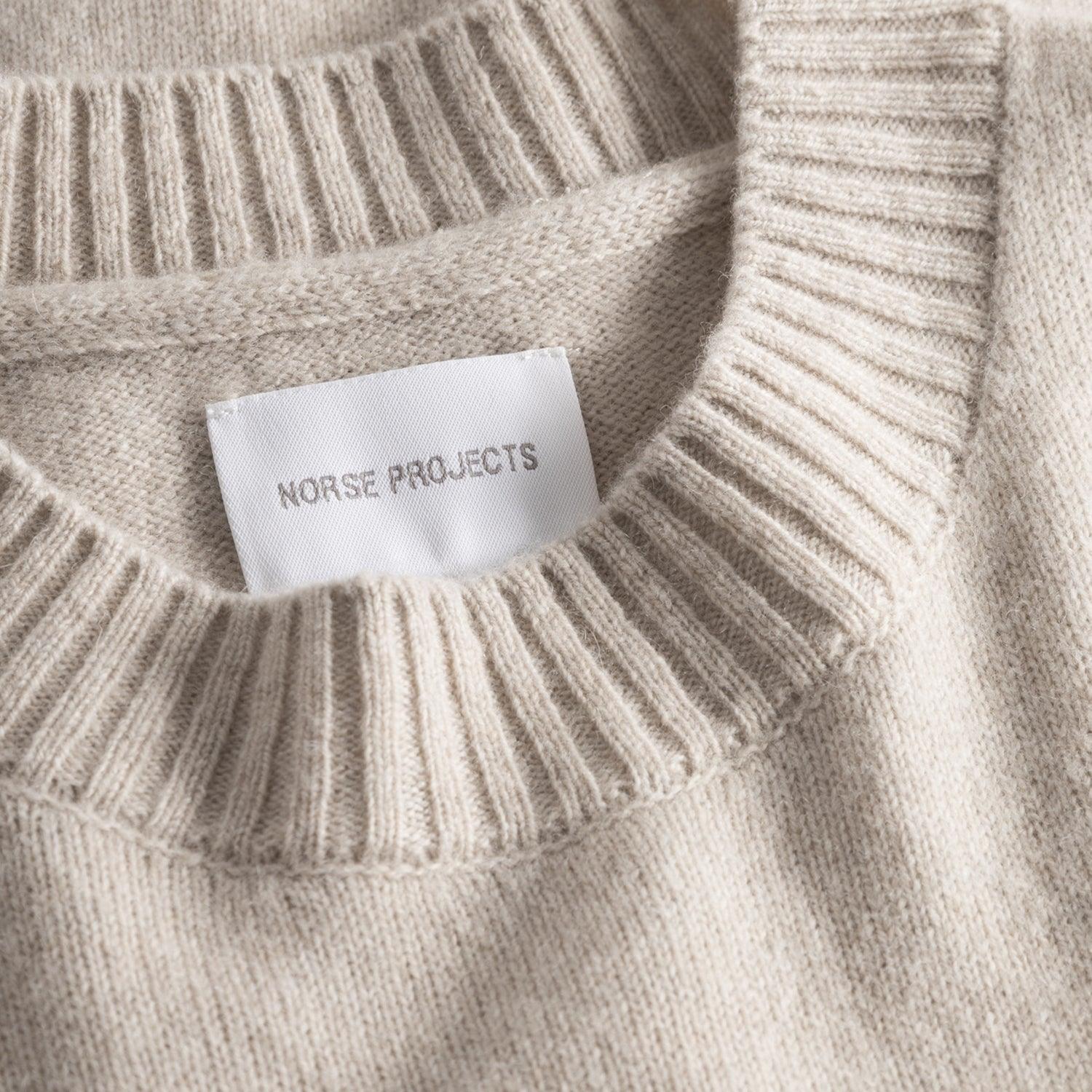 Standard Merino Lambswool Sweater - Oatmeal - Image 3