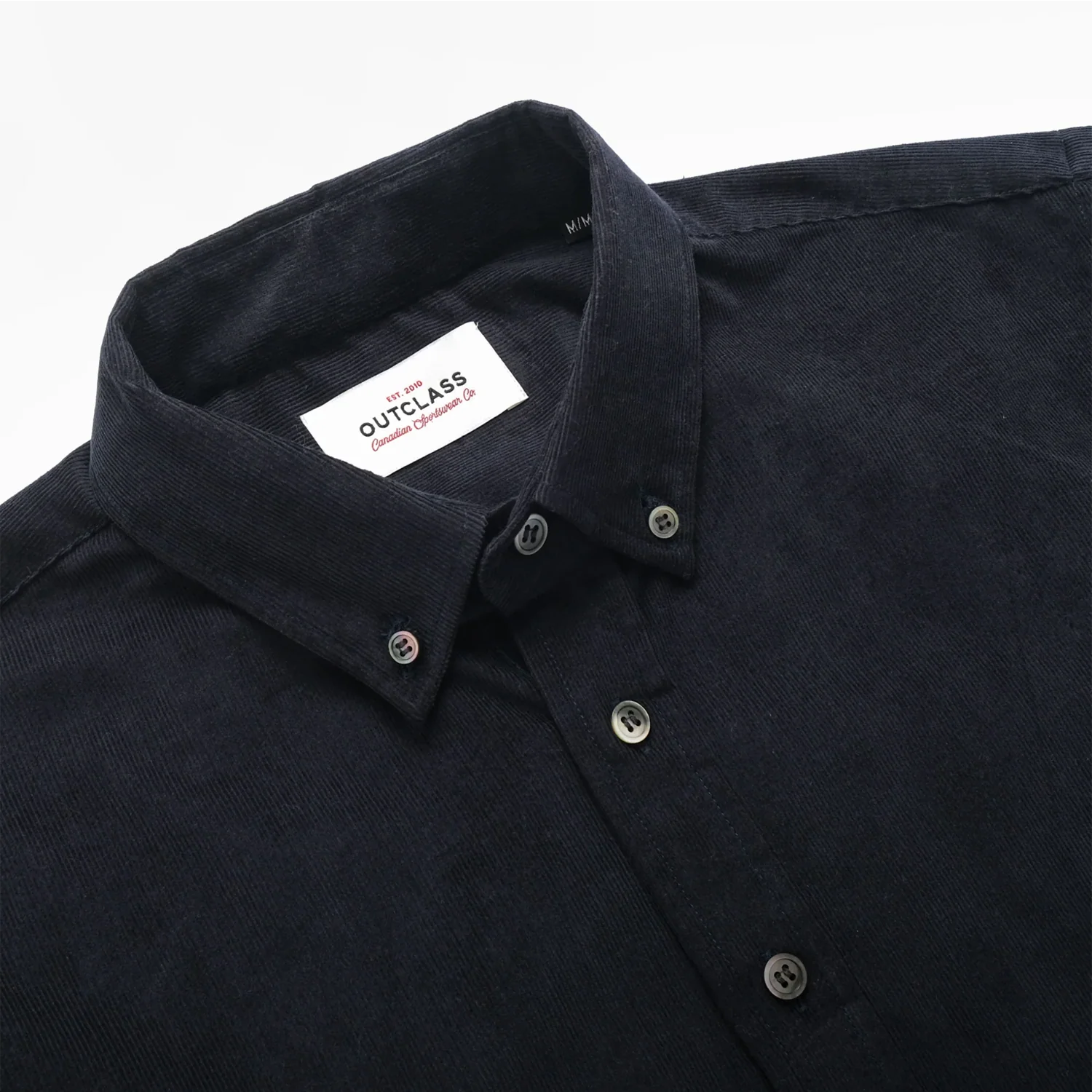 Baby Corduroy Classic Shirt - Navy - Image 2