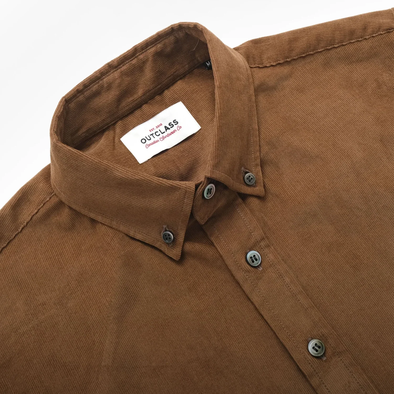 Baby Corduroy Classic Shirt - Tan - Image 2