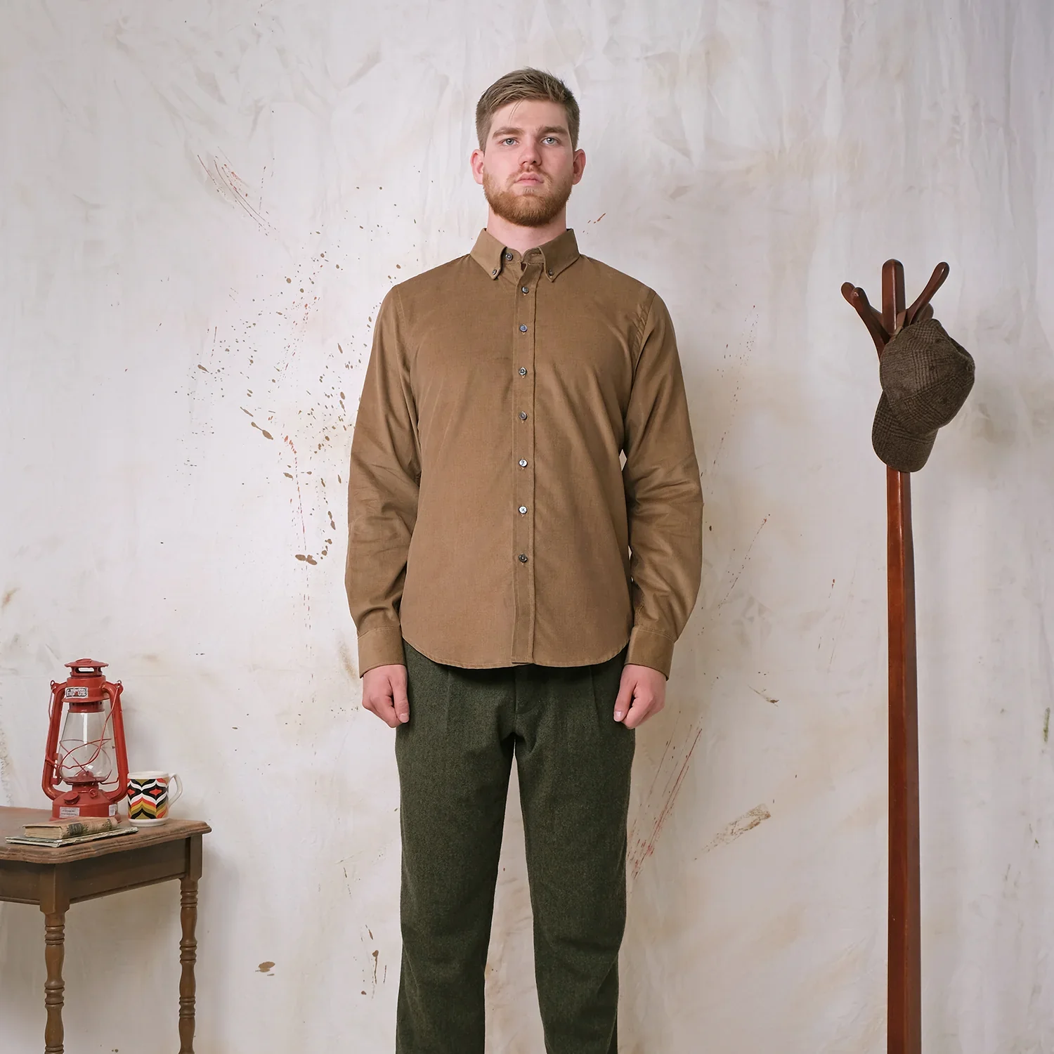 Baby Corduroy Classic Shirt - Tan - Image 3