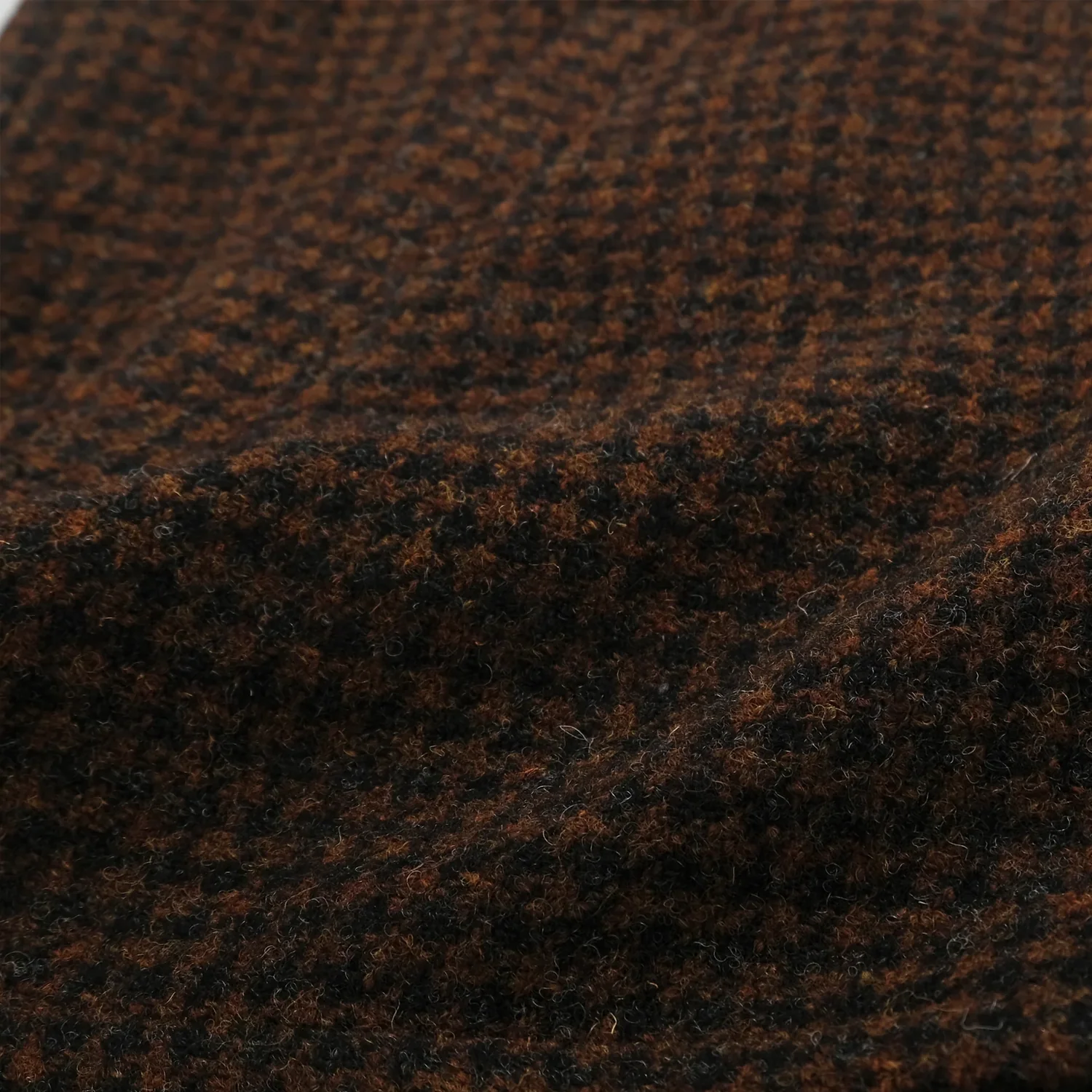 Bronze Houndstooth Zip Overshirt - Image 3