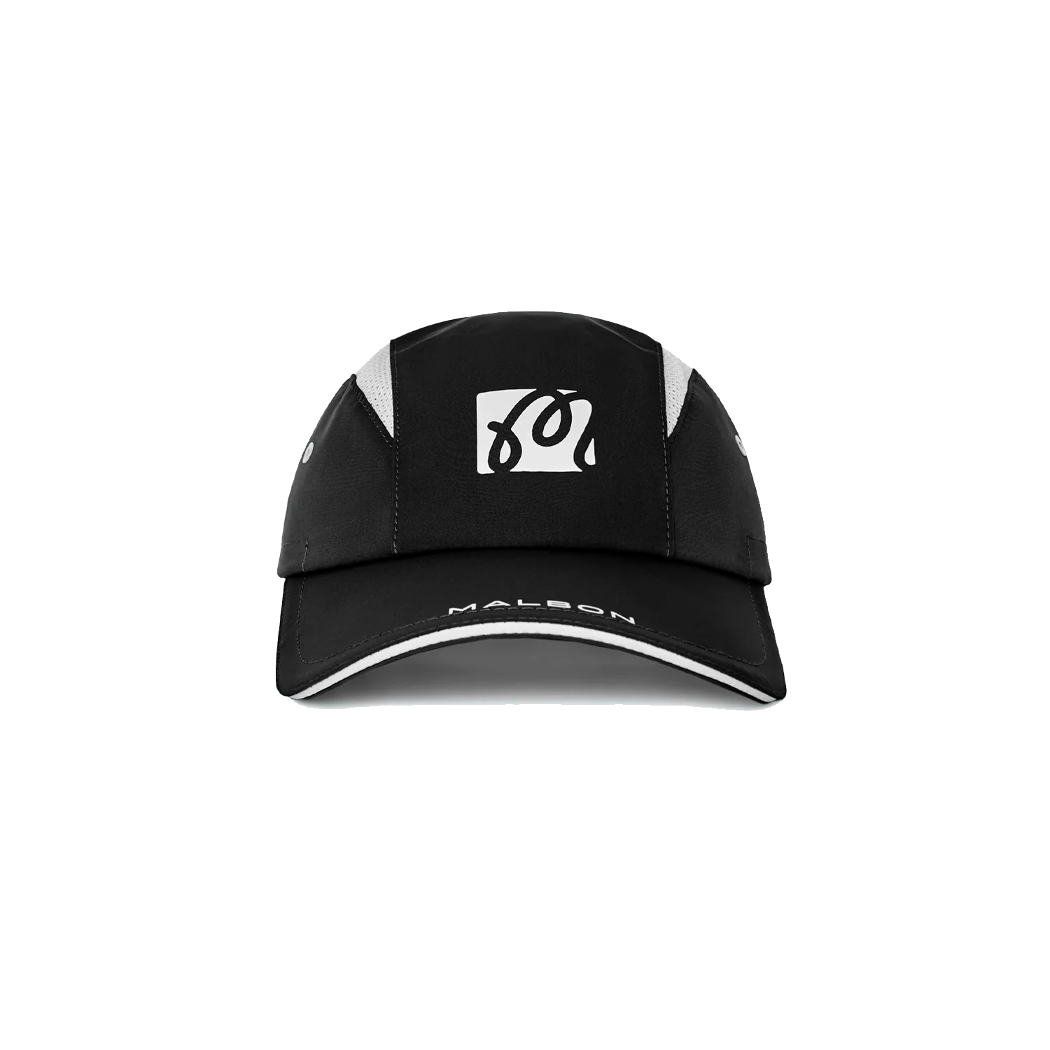 Performance Mesh Panel Bungee Hat - Black