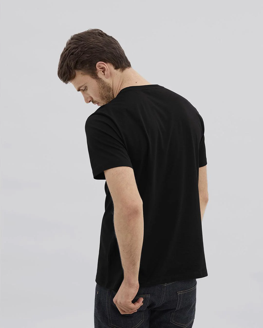 S/S Pocket T-Shirt - Black - Image 3