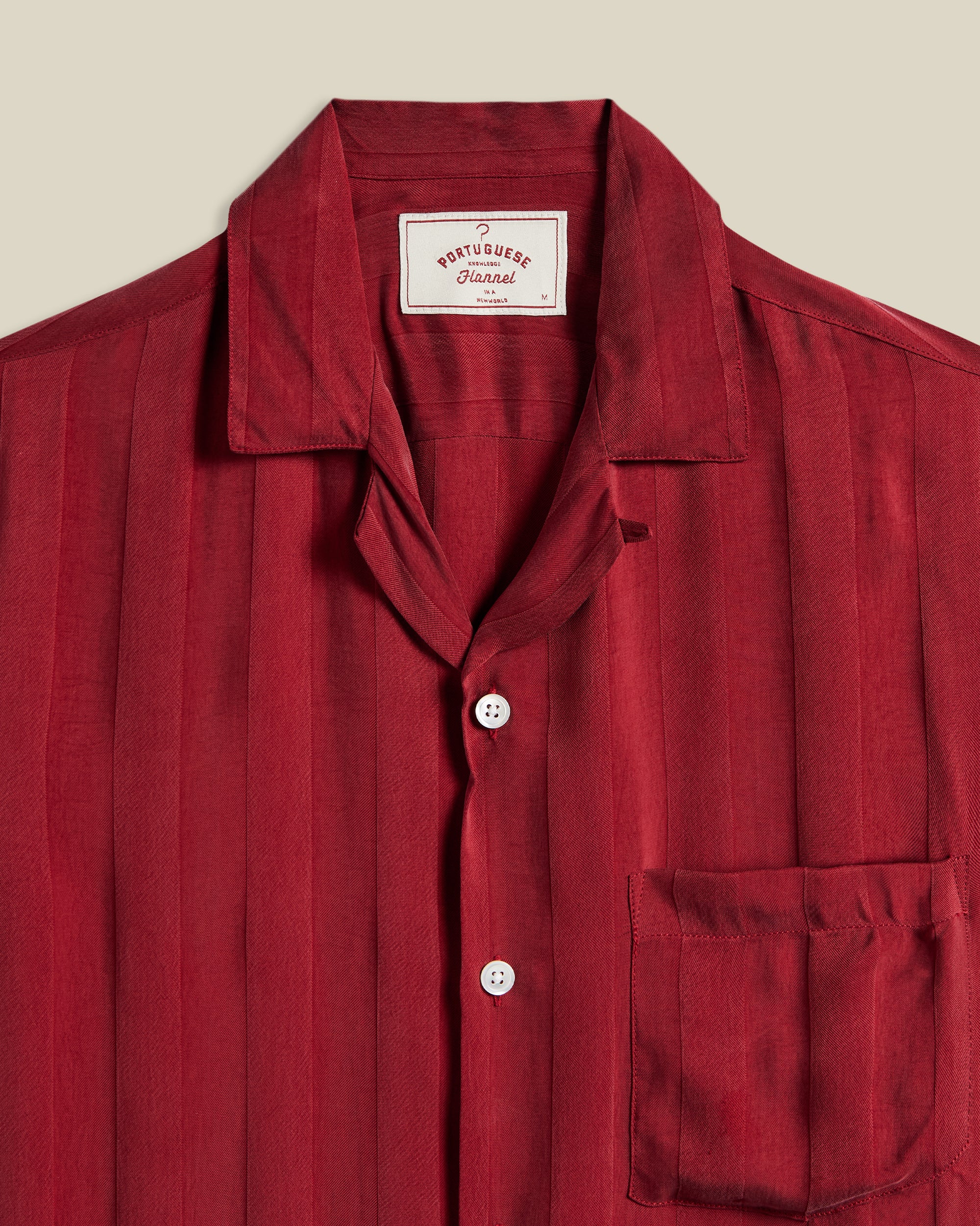 Cupro Stripe - Bordeaux - Image 2