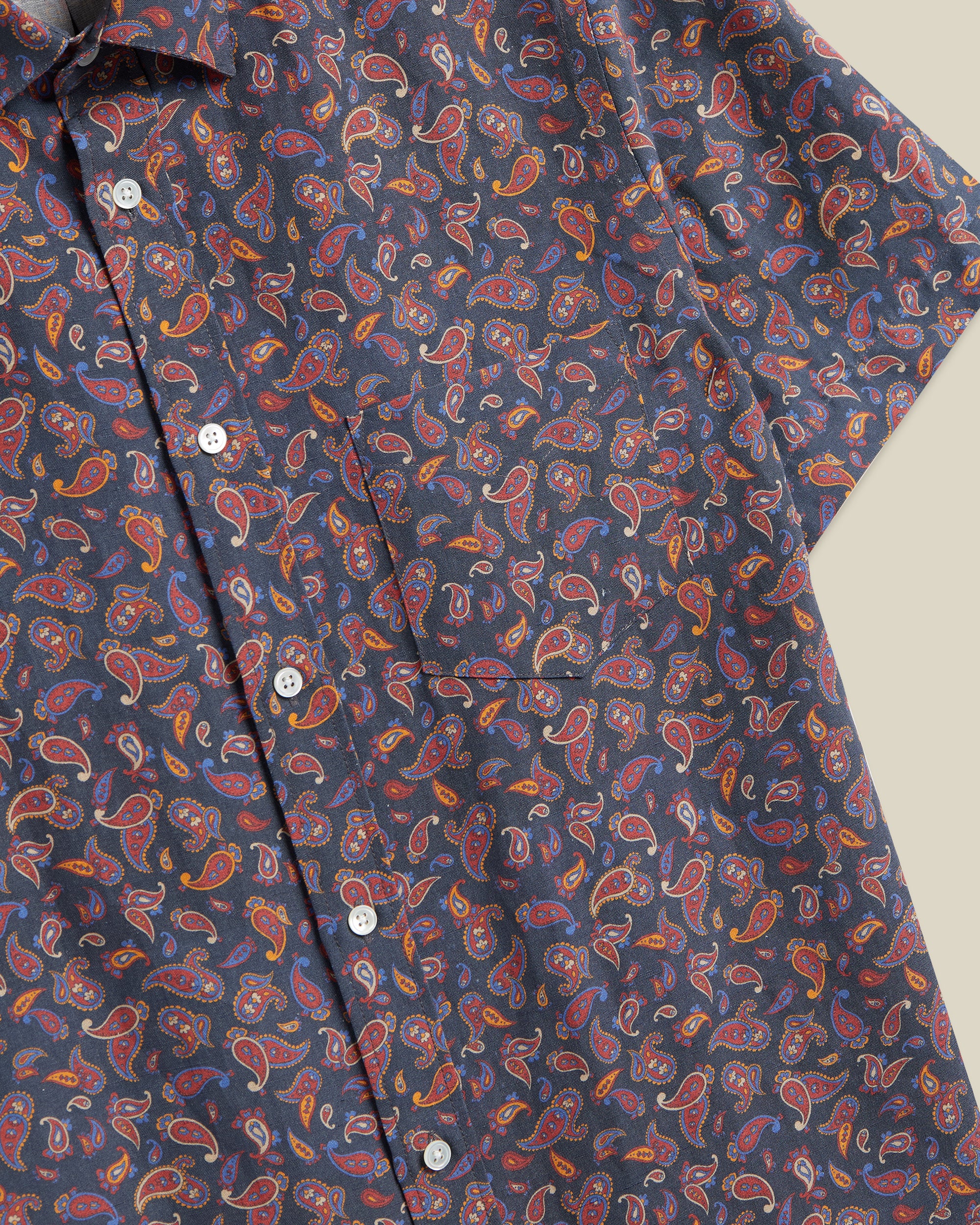 Paisley Silk Linen - Image 4