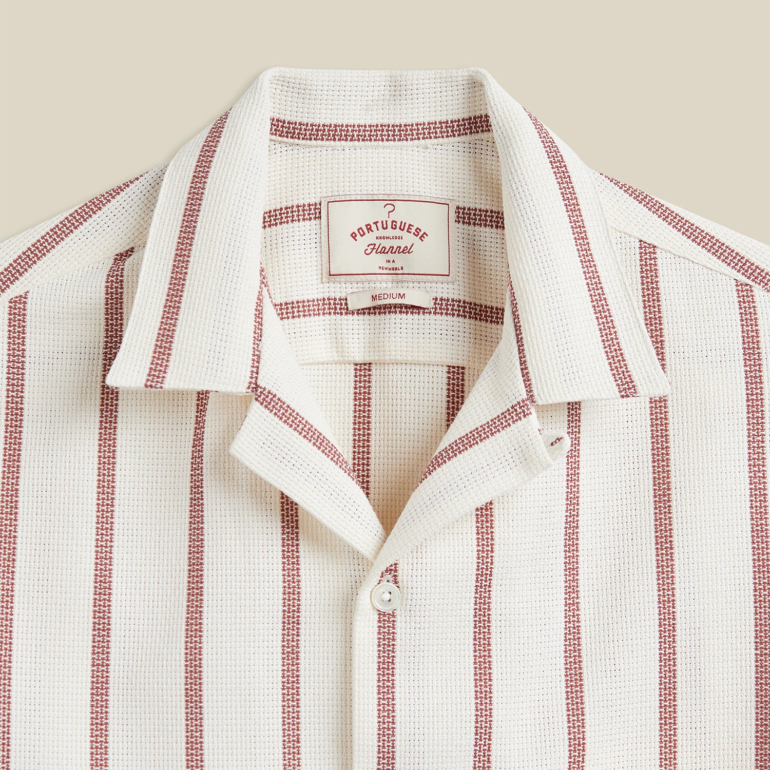 Piquet Stripe - Bordeaux - Image 2