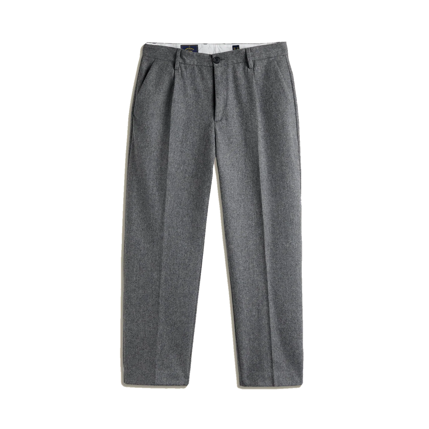 Single Pleat Trouser - Grey
