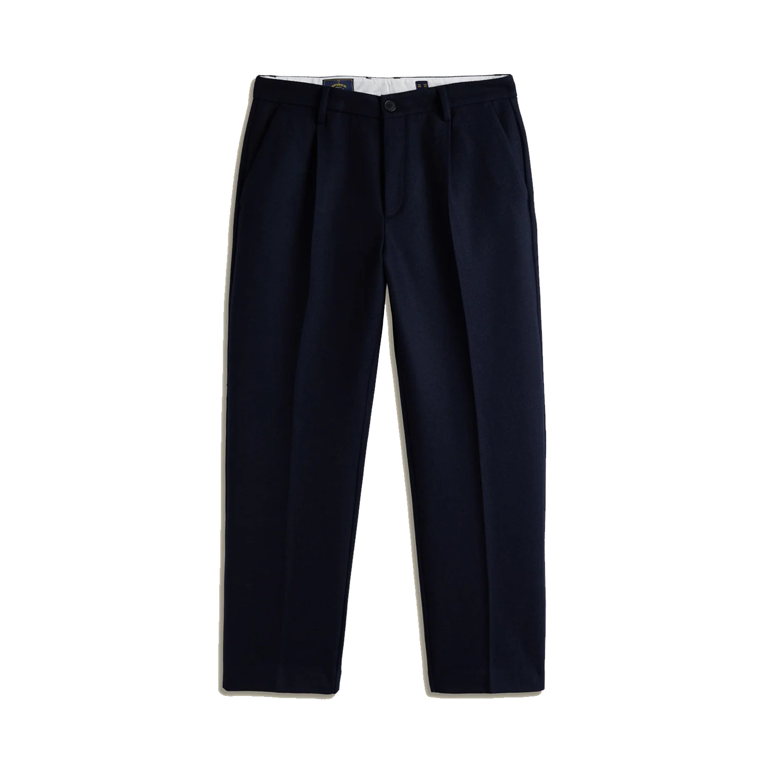 Single Pleat Trousers - Navy