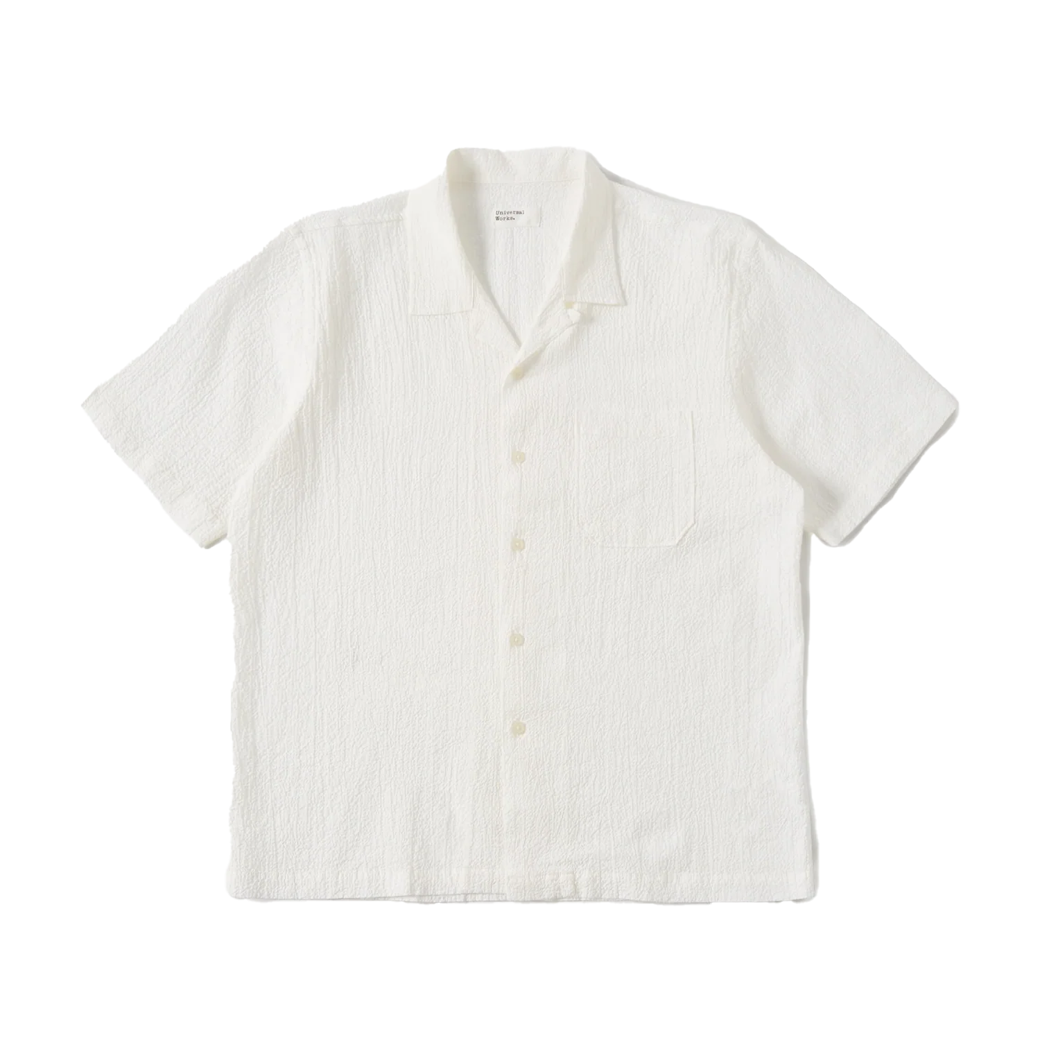 Road Shirt - White Seersucker
