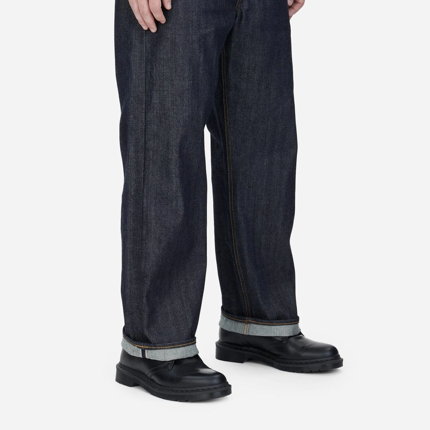 Relaxed Straight Denim - Raw Indigo - RS-100x - Image 5
