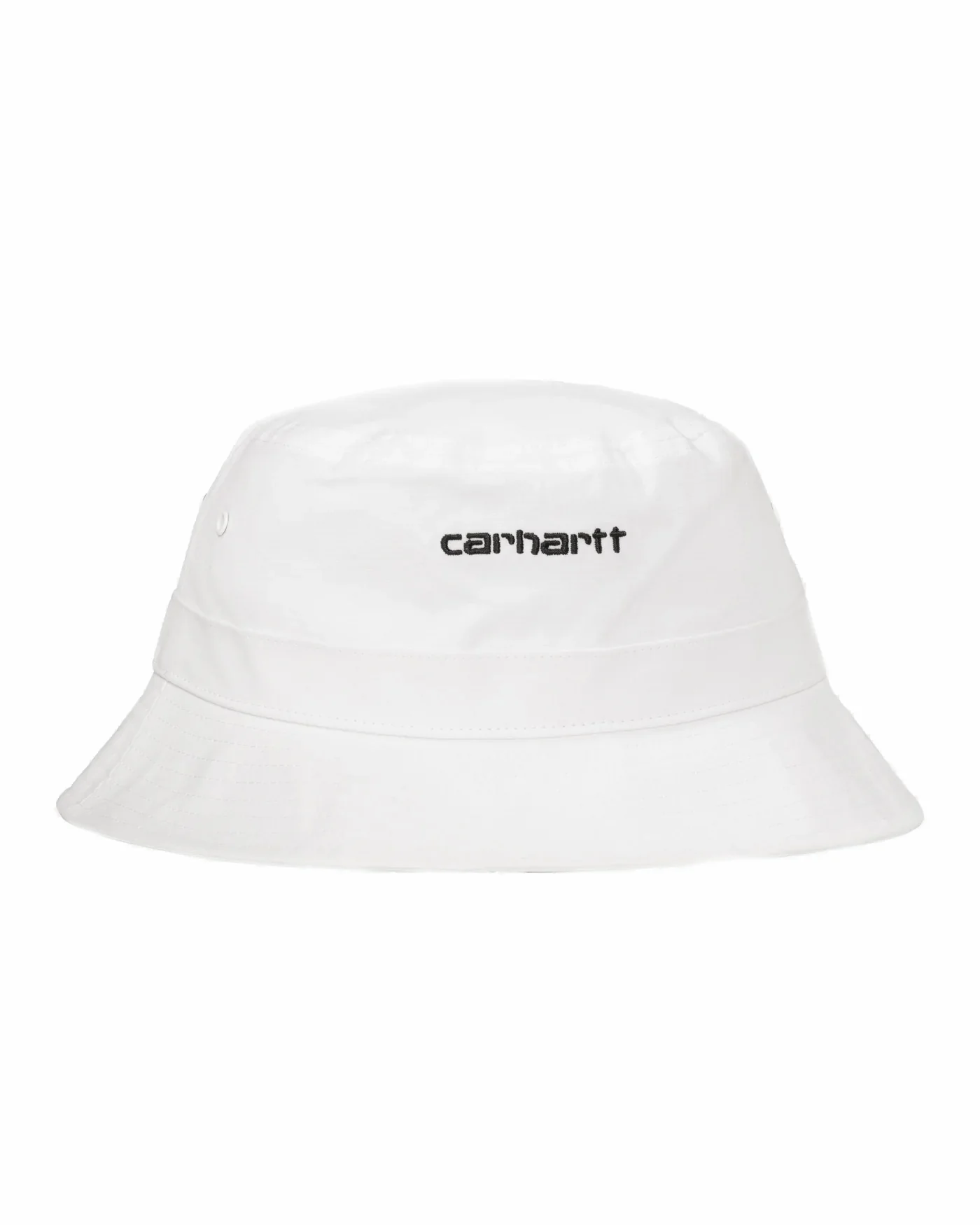 SCRIPT BUCKET Hat - White