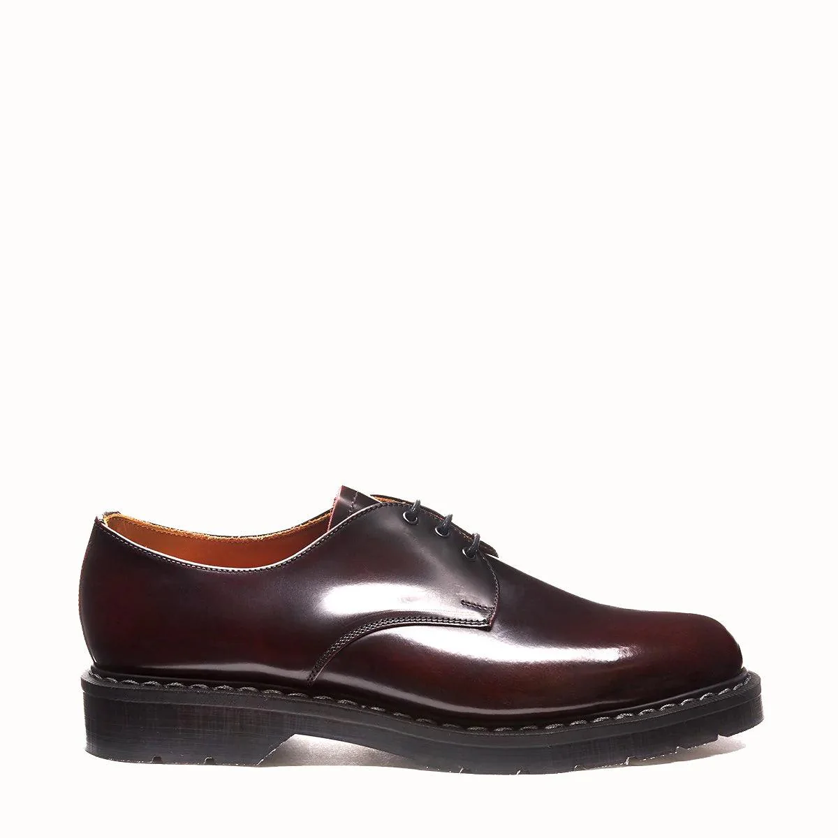 3 Eye Gibson - Burgundy Rub Off Hi Shine - Image 5