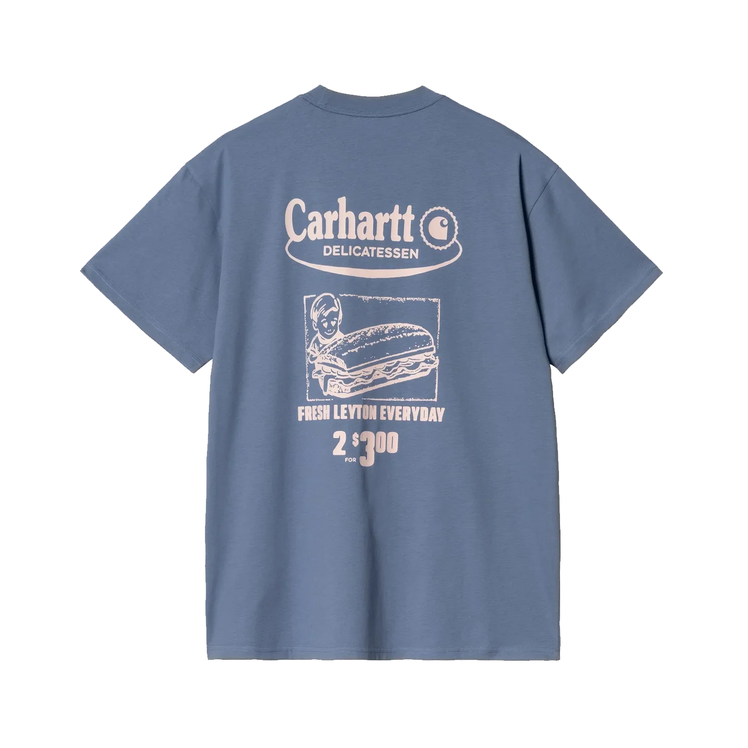 S/S Catalogue T-Shirt - Blue Iris/Air Pink