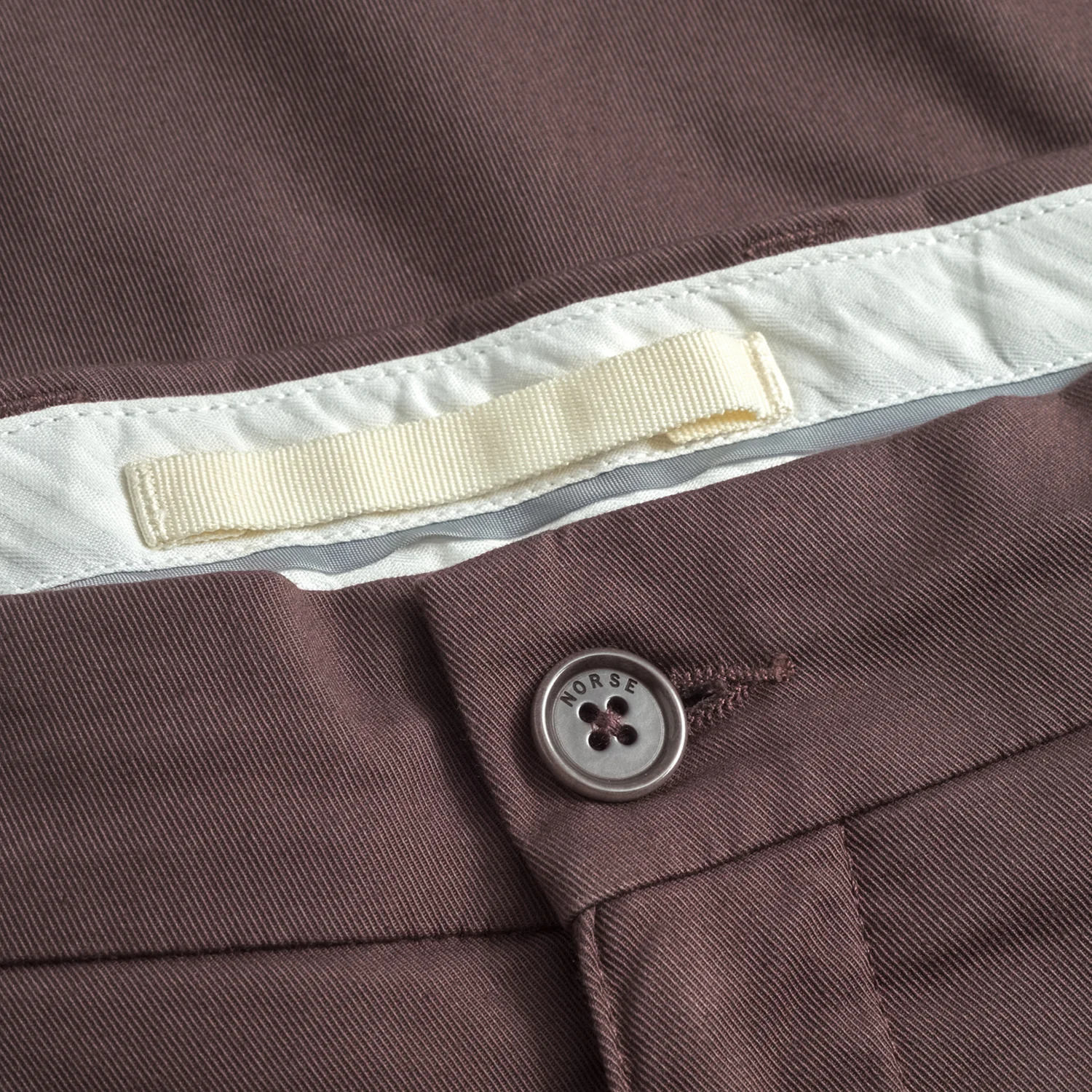 Benn Relaxed Twill Pleated Trouser - Seal Brown - Image 2
