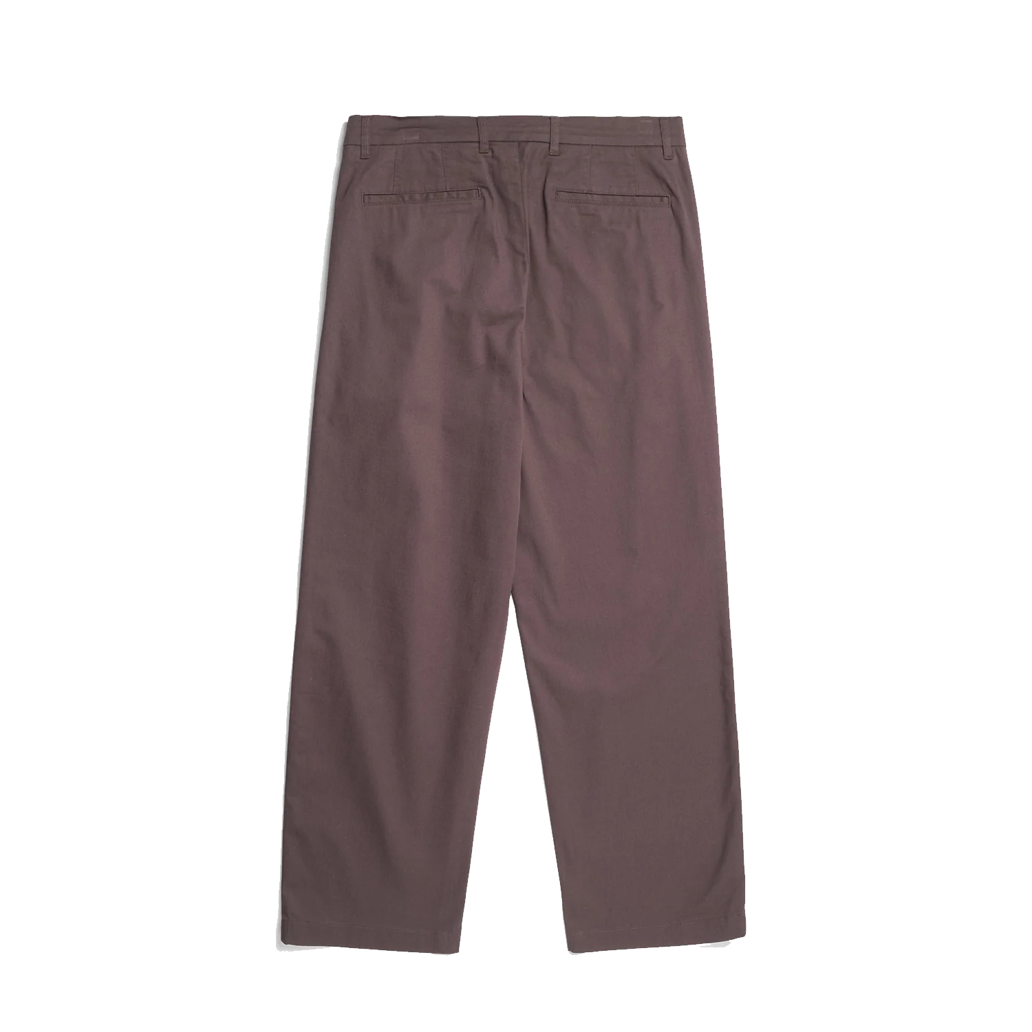 Benn Relaxed Twill Pleated Trouser - Seal Brown - Image 3