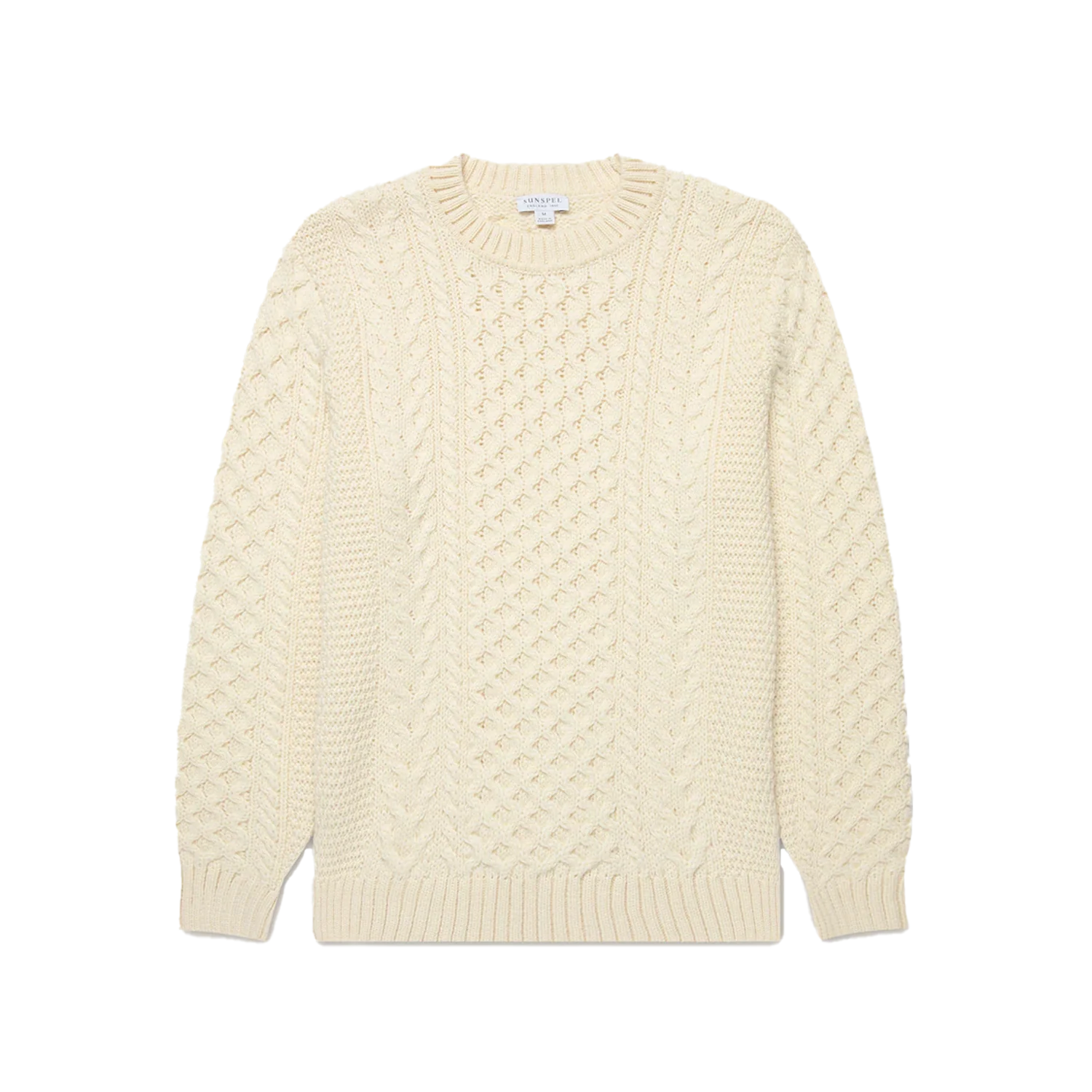 Cable Knit Jumper - Ecru