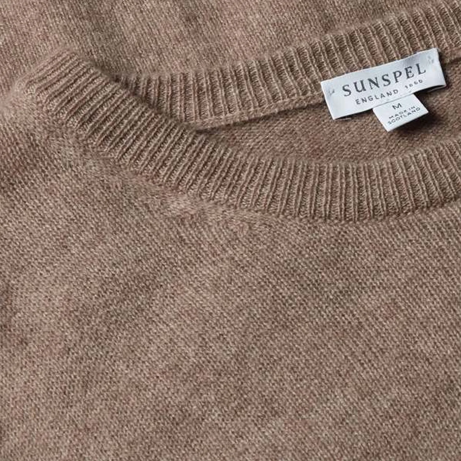 Cashmere Crewneck - Natural Brown - Image 2