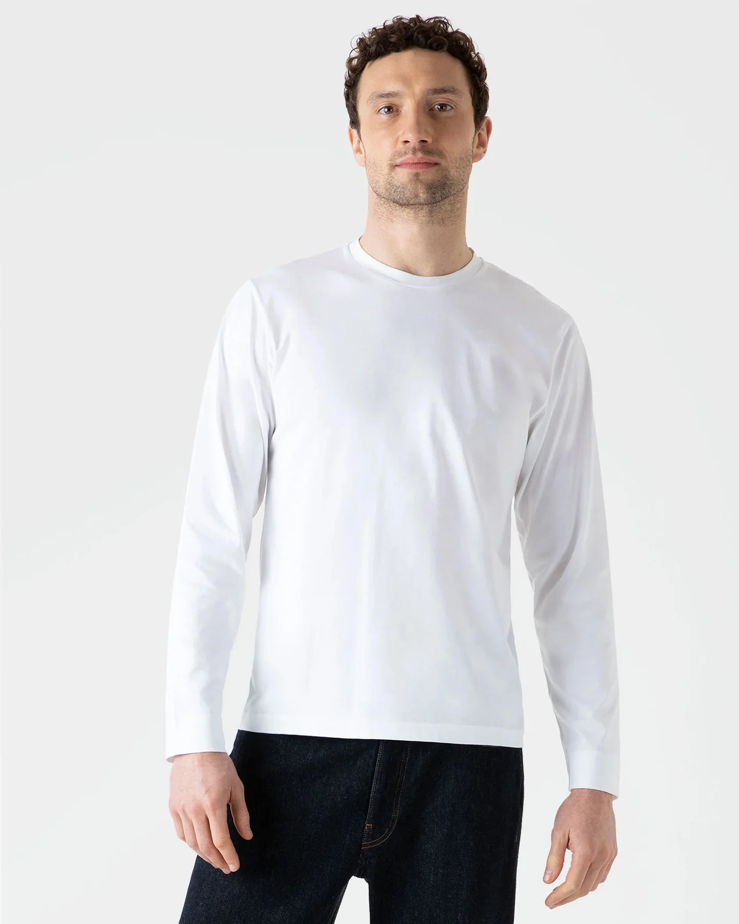 Long Sleeve Riviera T-Shirt - White - Image 3