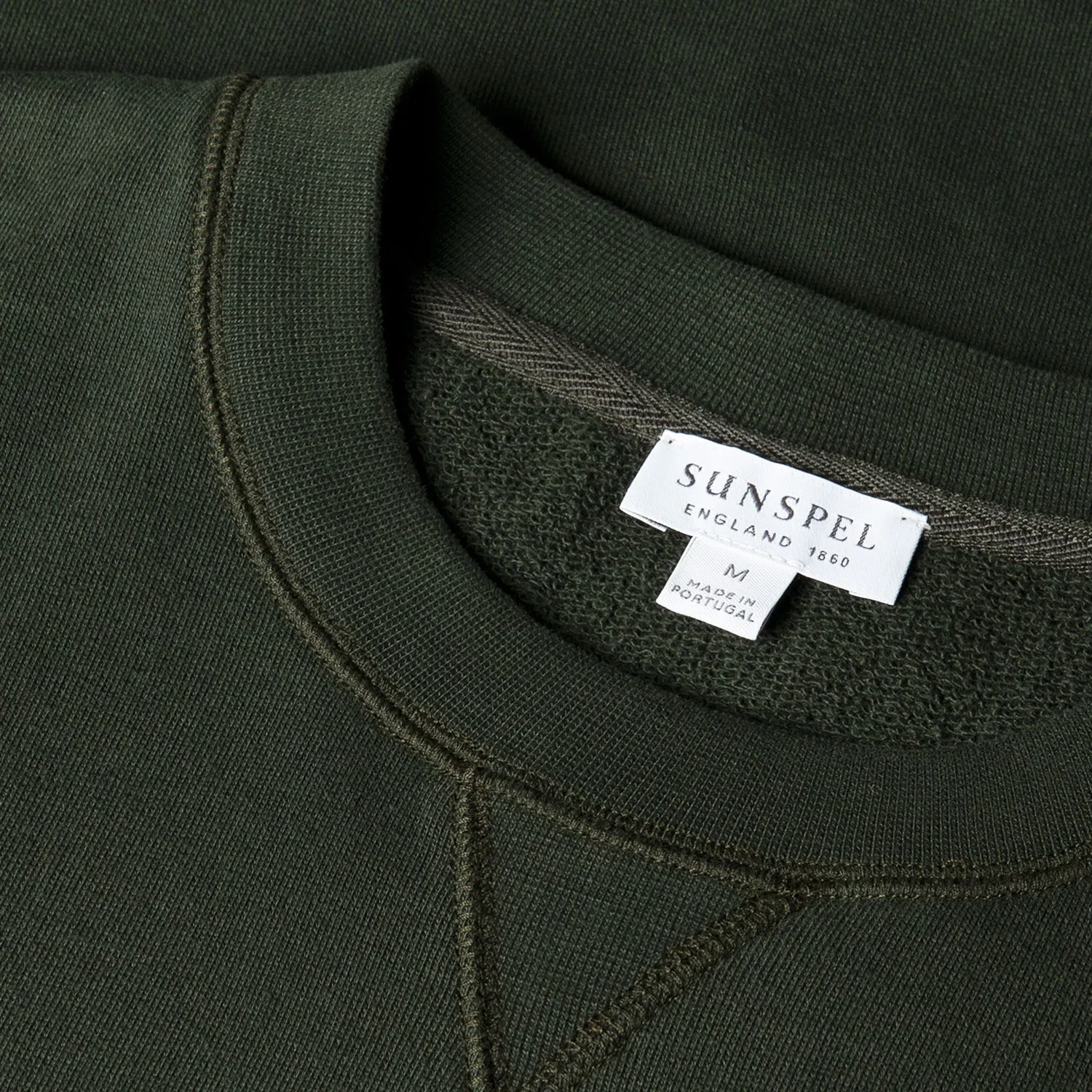 Loopback Sweatshirt - Dark Green - Image 2