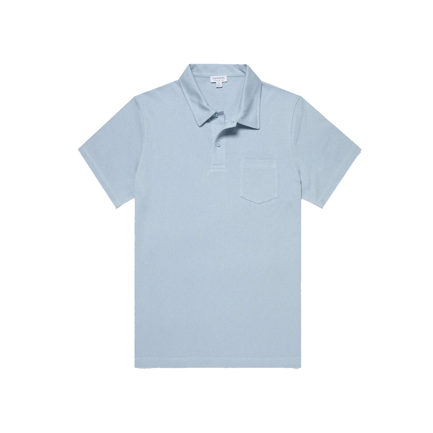 S/S Riviera Polo Shirt - Blue Mist