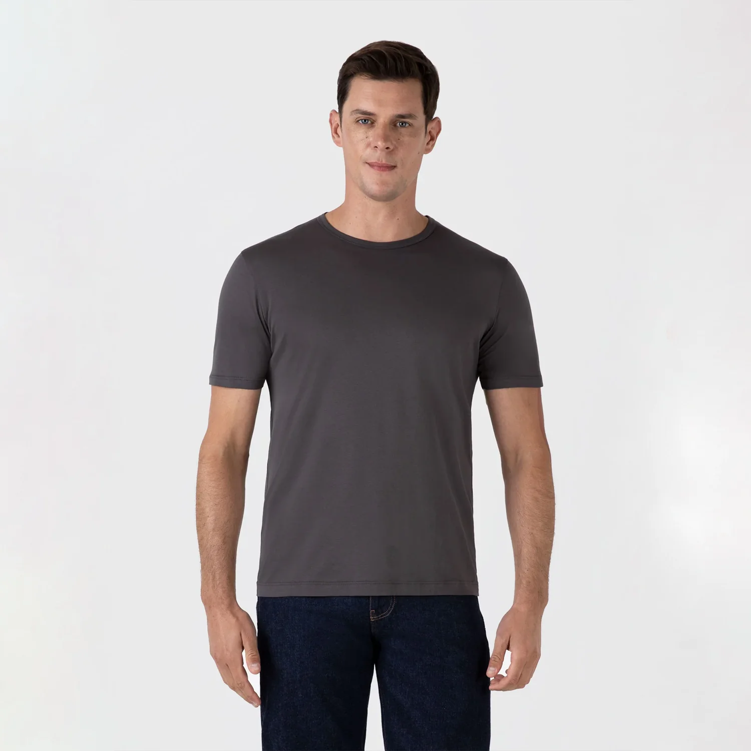 S/S Classic T-Shirt - Charcoal - Image 3