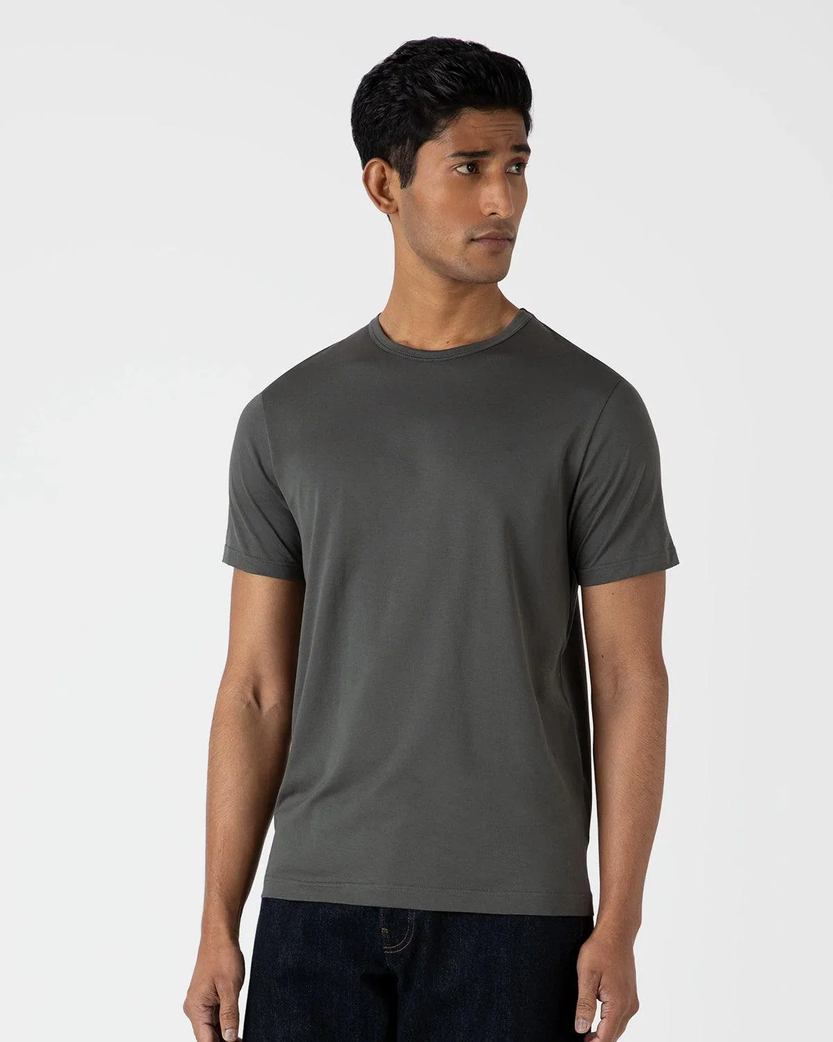 S/S Crewneck T-Shirt - Drill Green - Image 3
