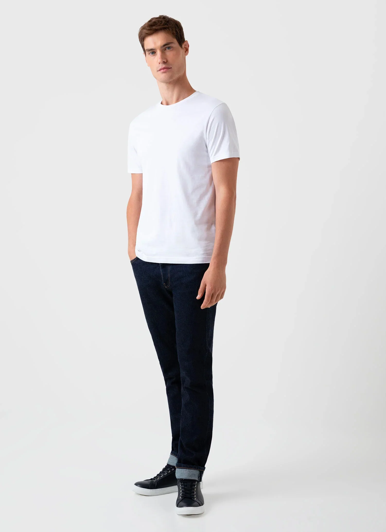 S/S Riviera Midweight T-shirt - White - Image 3