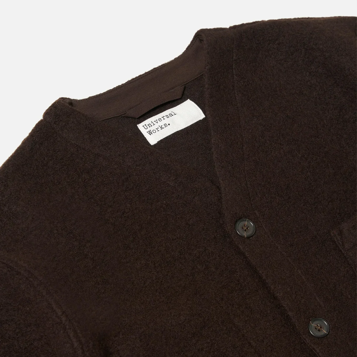 Cardigan Wool Fleece - Brown - Image 2