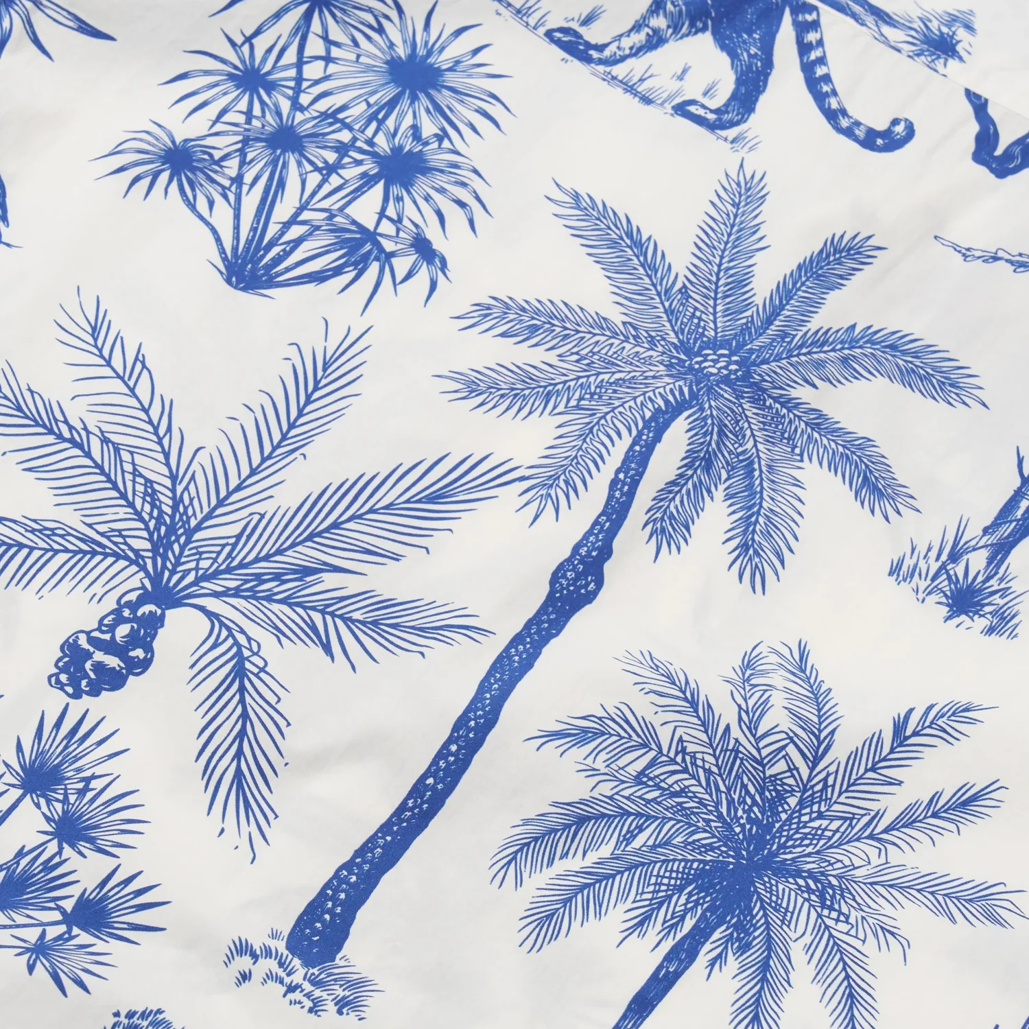 Jungle Toile Poplin Camp Shirt - White - Image 2