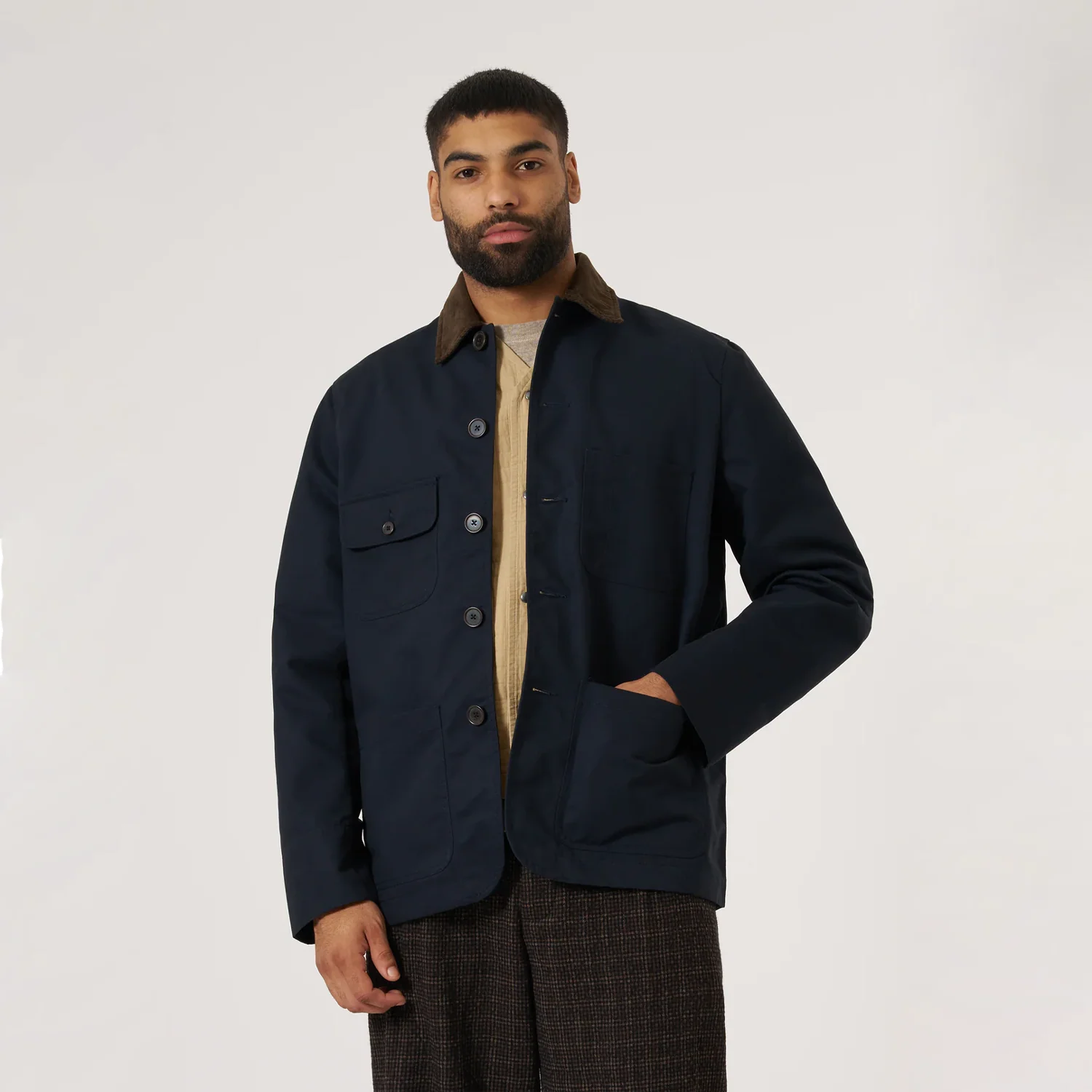 Merchant Jacket - Navy - Image 3